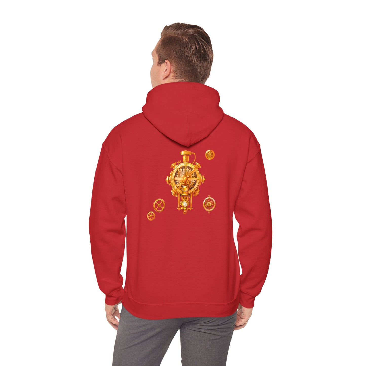 Steampunk Clocks and Gears Unisex Heavy Blend™ Hooded Sweatshirt