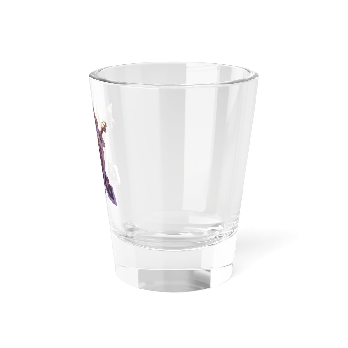 Anime Fantasy Wolf Shield Heraldry Shot Glass, 1.5oz
