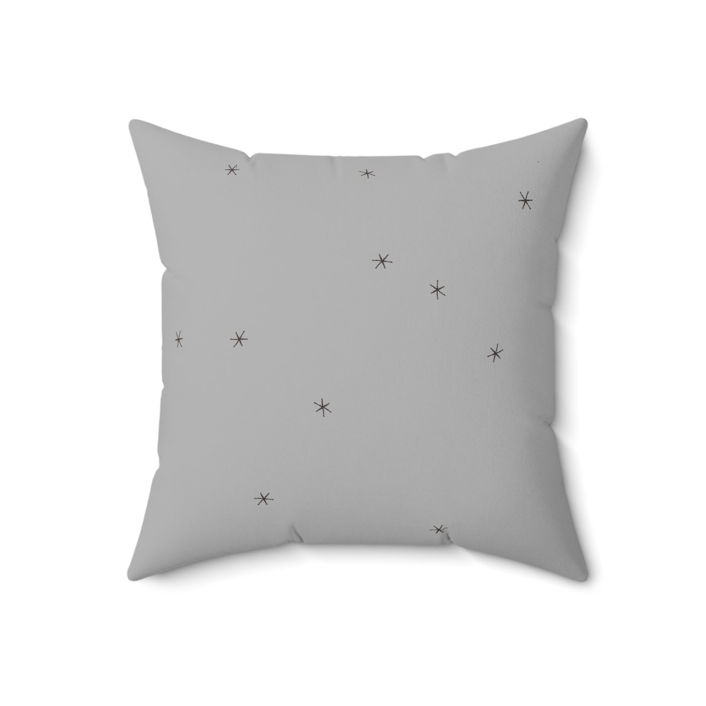 Anime Christmas - Cute Holly Holiday Girl Design - Spun Polyester Square Pillow - Kawaii Winter Gift