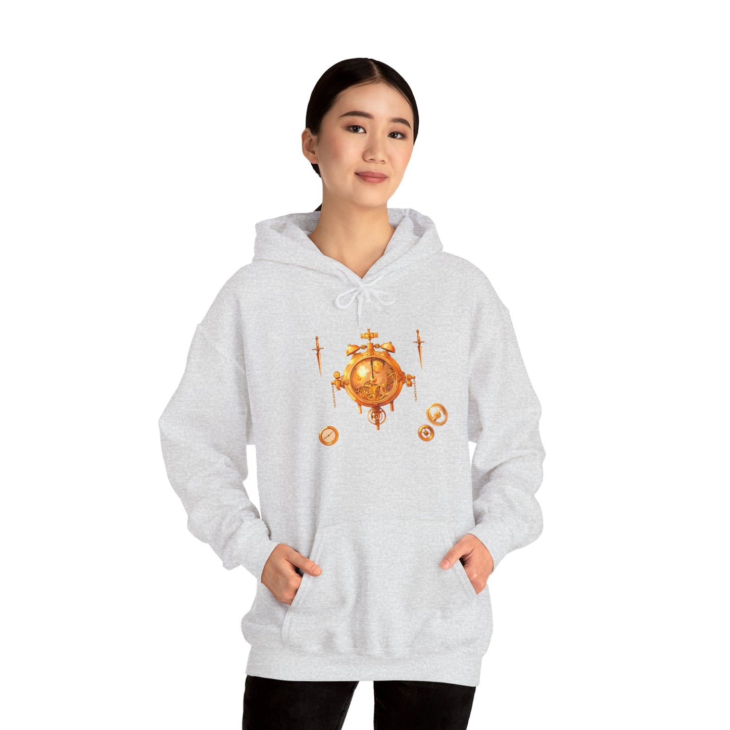 Steampunk Clocks and Gears Unisex Heavy Blend™ Hooded Sweatshirt