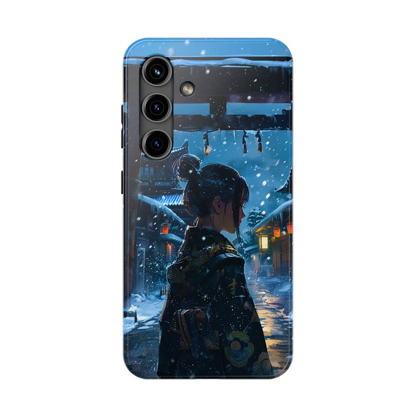 Snowy Japanese Village Tough Phone Case iPhone Android