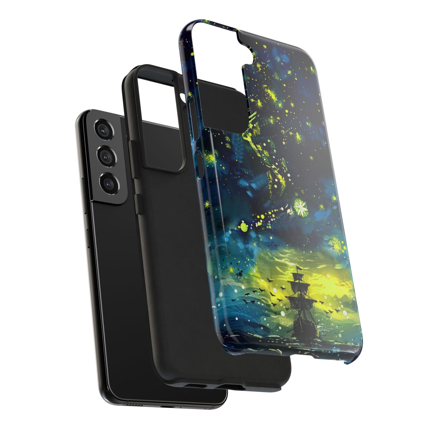 iPhone Android Starry Sky Lost Pirate Ship Phone Case