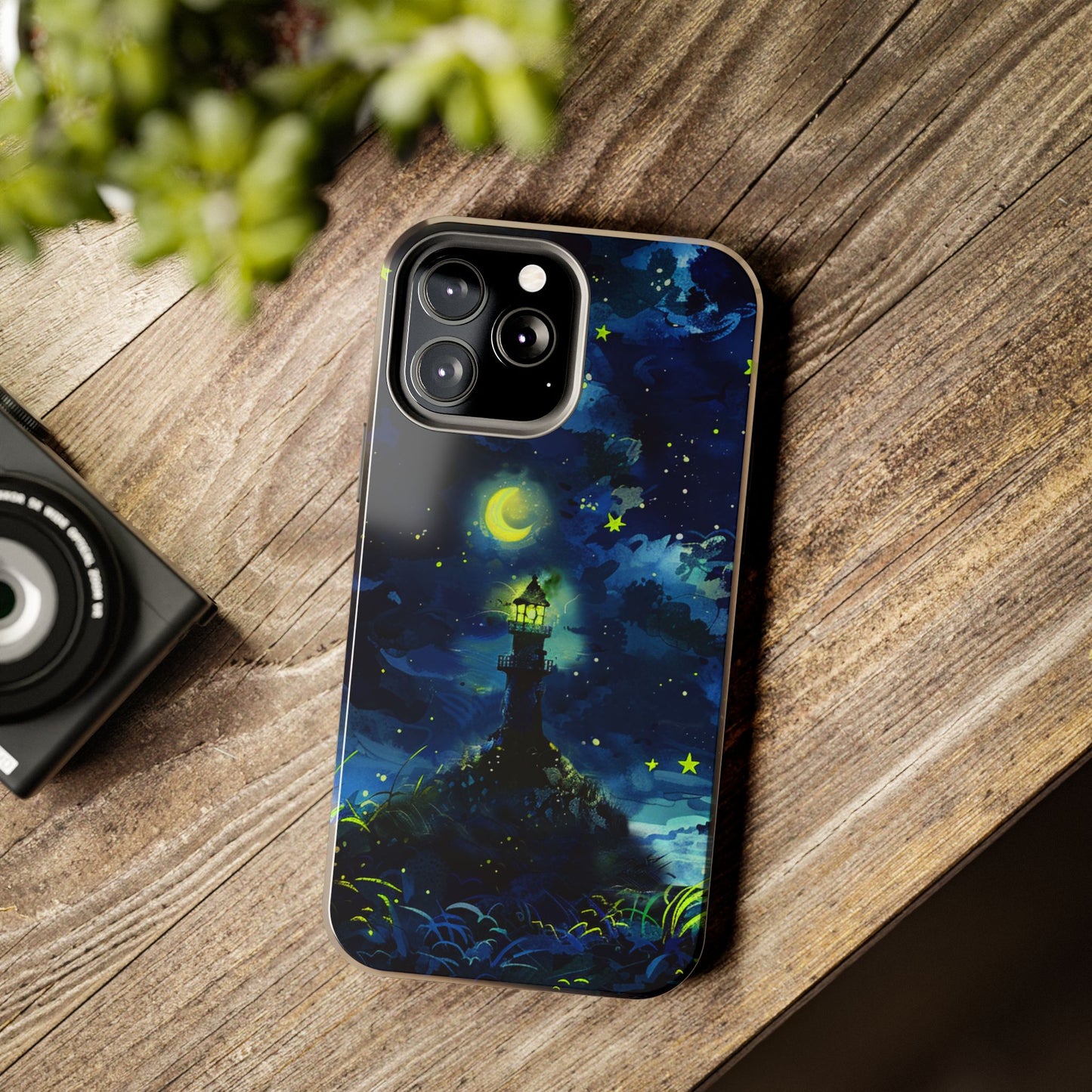 iPhone Android Moonlight Lighthouse Phone Case