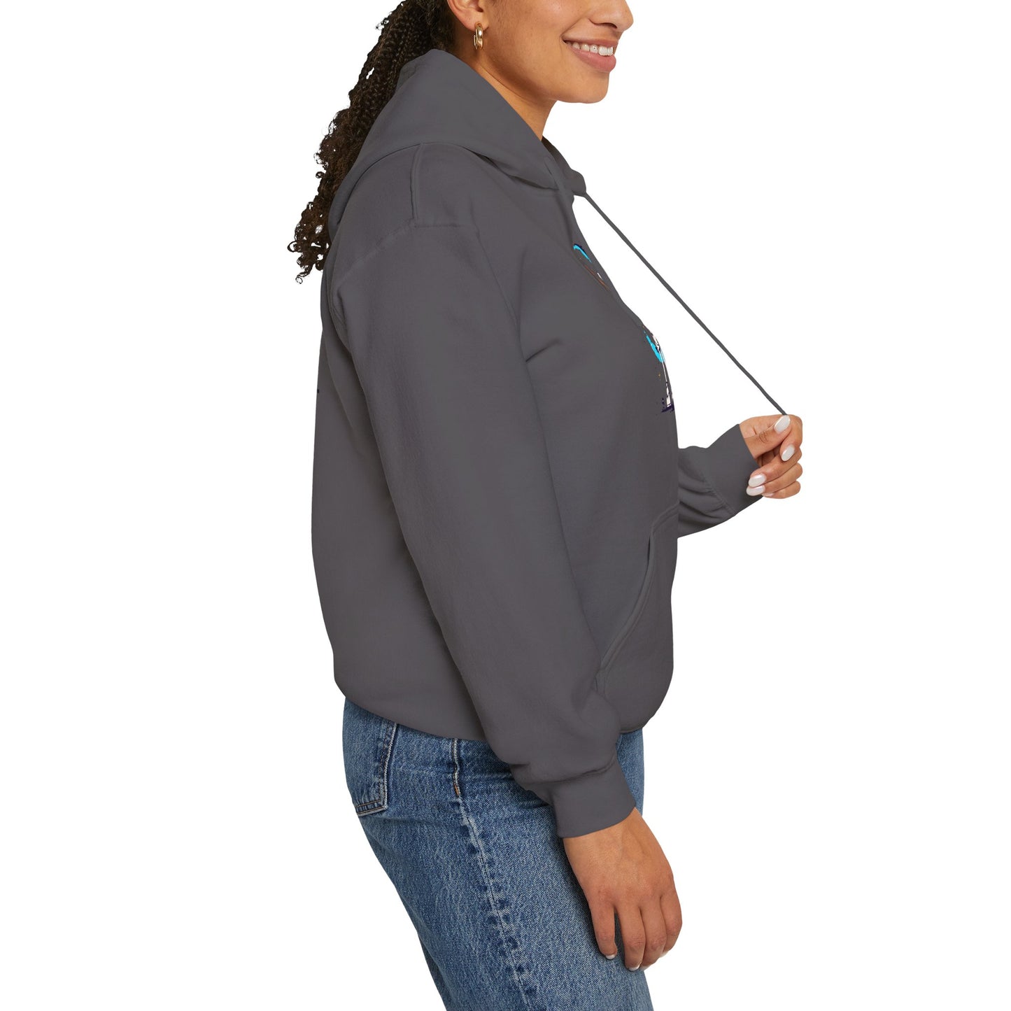 Fantasy Moon Girl Torchbearer Unisex Heavy Blend™ Hooded Sweatshirt