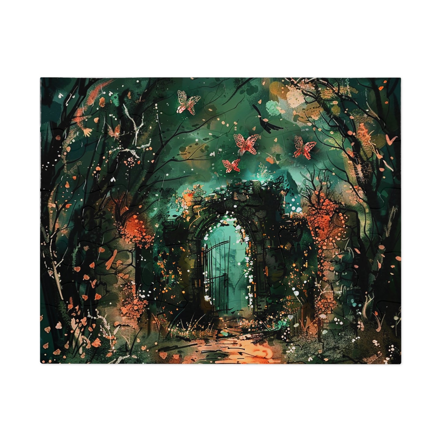 Lonely Ancient Fantasy Gate Jigsaw Puzzle (30, 110, 252, 500,1000-Piece)