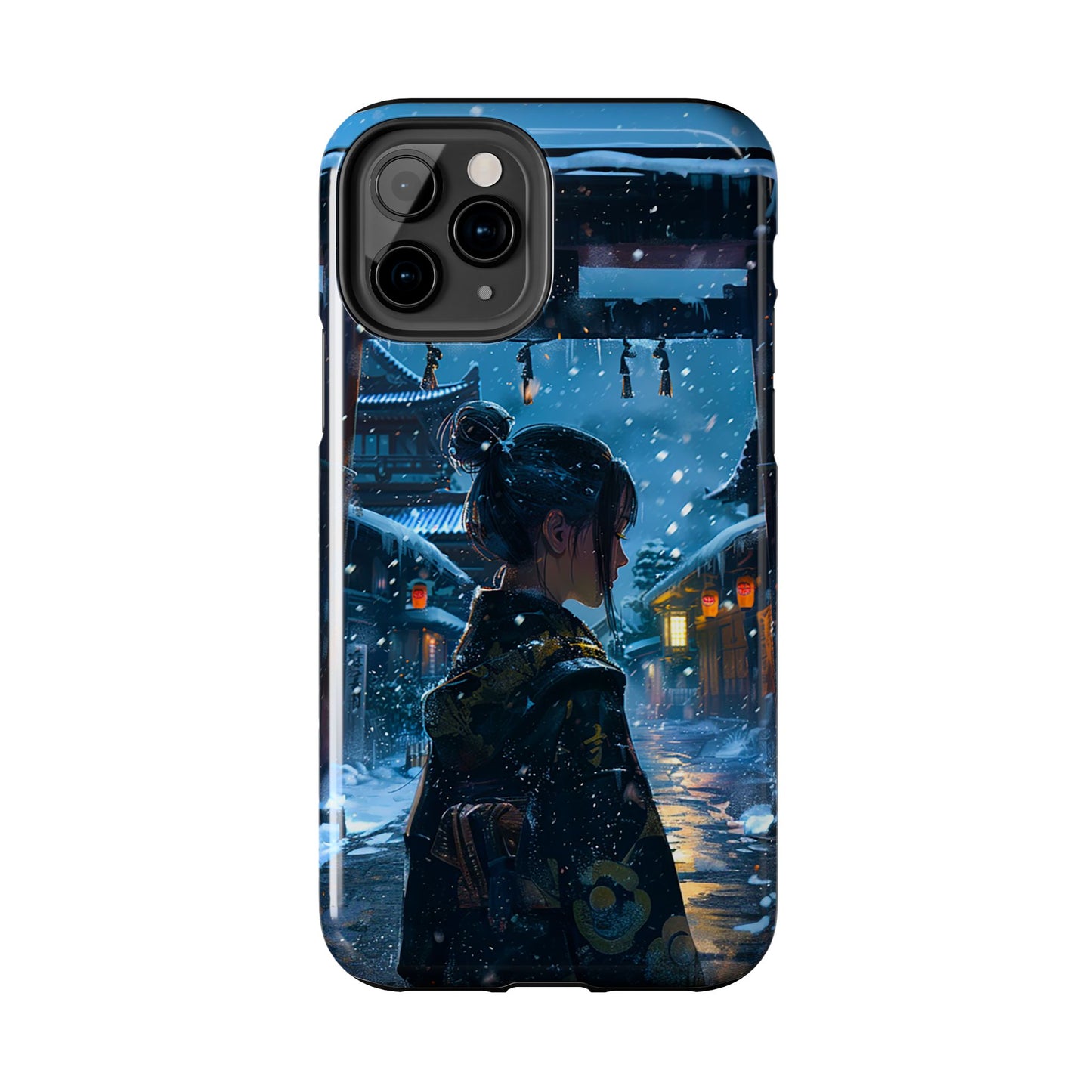 Snowy Japanese Village Tough Phone Case iPhone Android