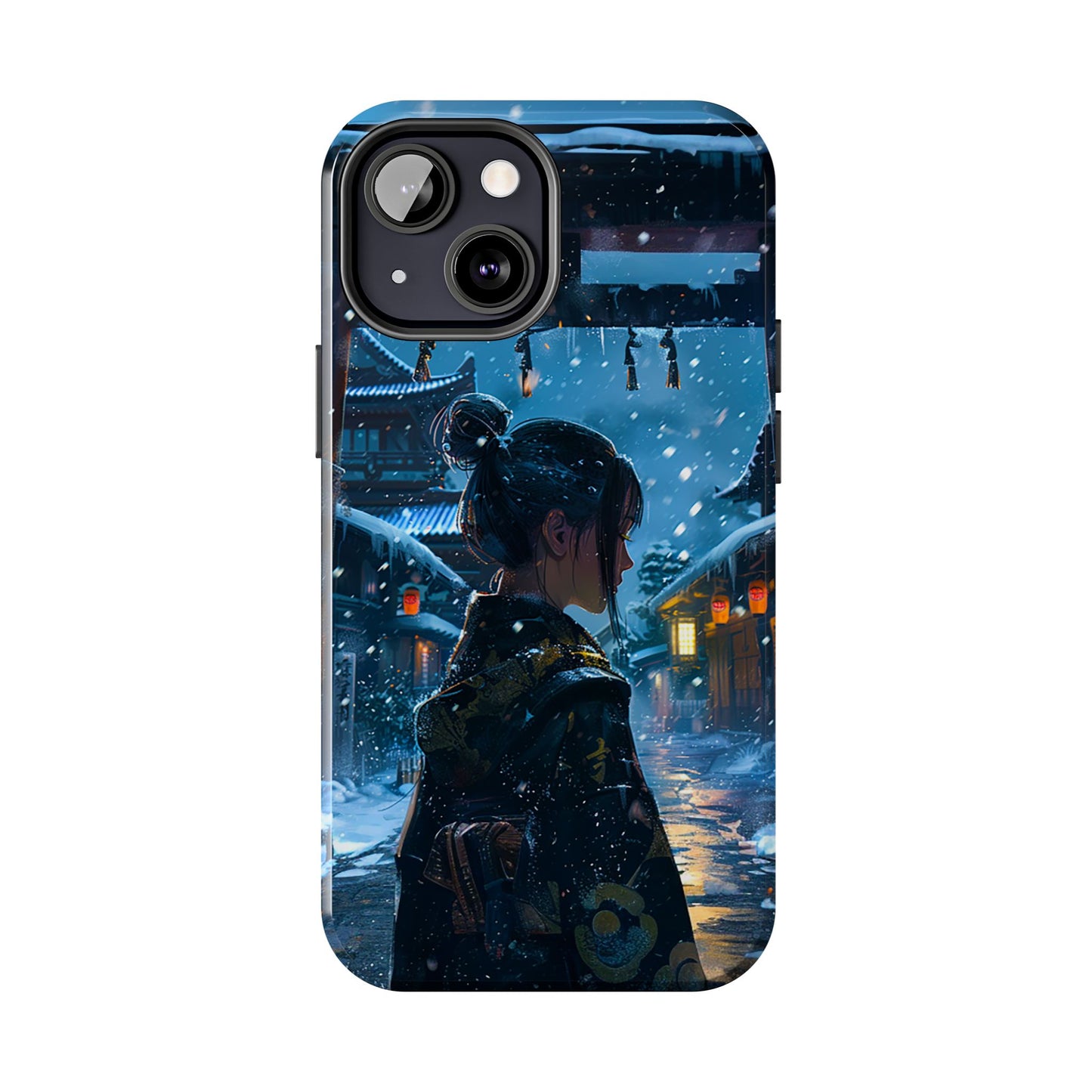 Snowy Japanese Village Tough Phone Case iPhone Android
