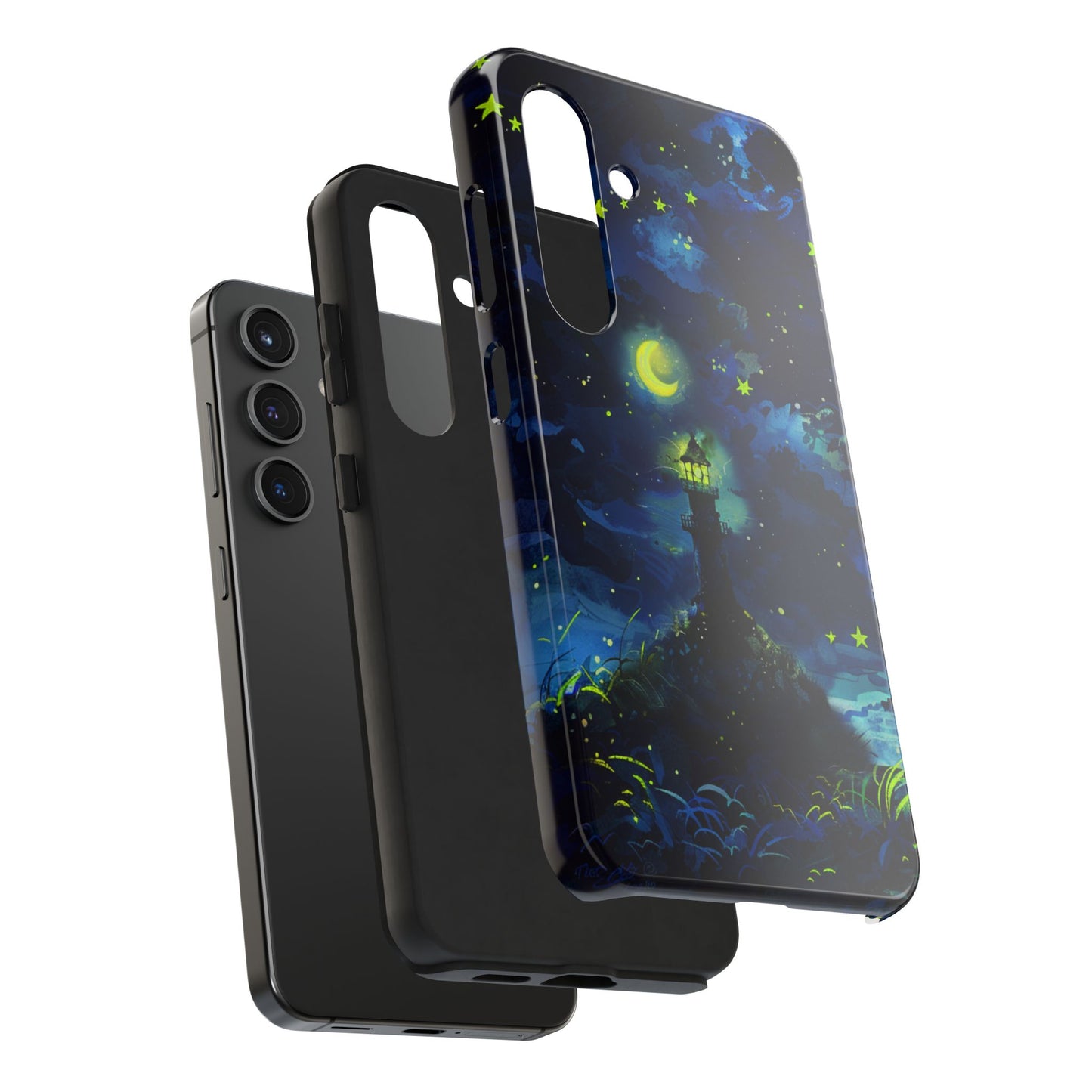 iPhone Android Moonlight Lighthouse Phone Case