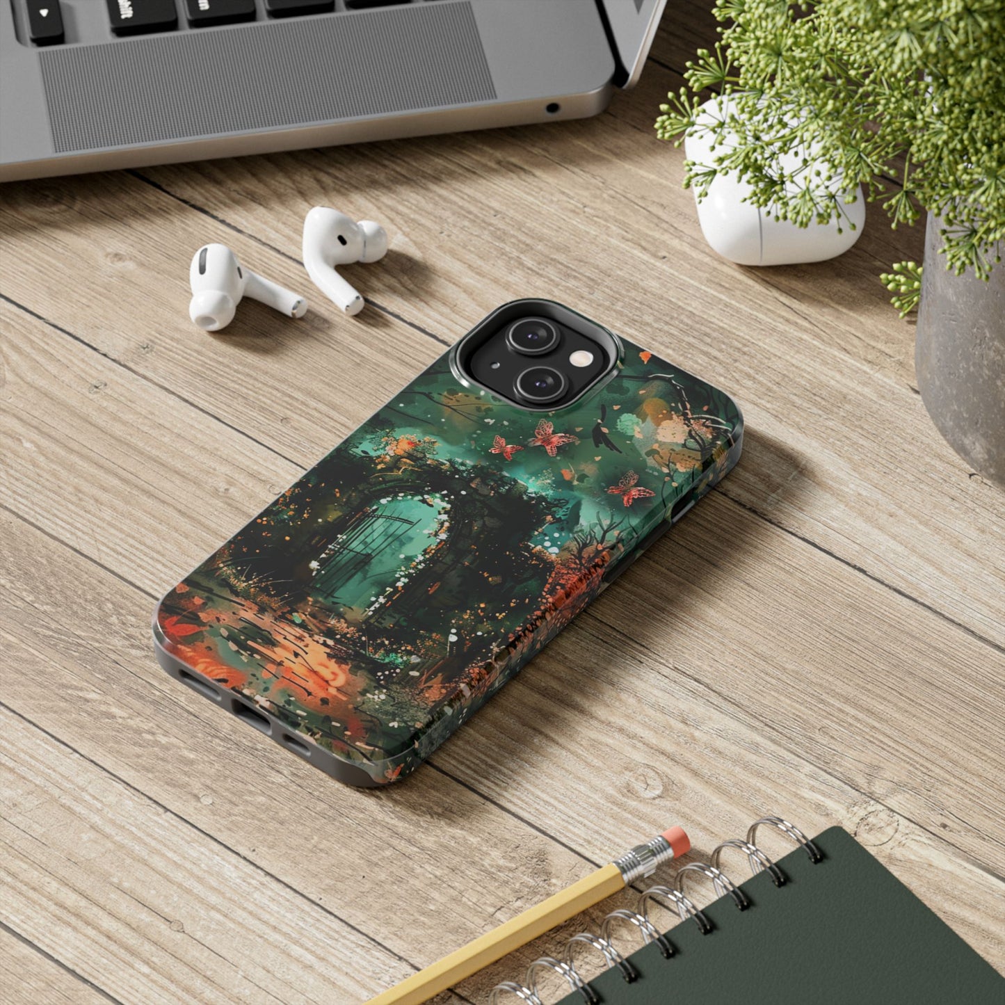 iPhone Android Lonely Ancient Fantasy Gate Phone Case