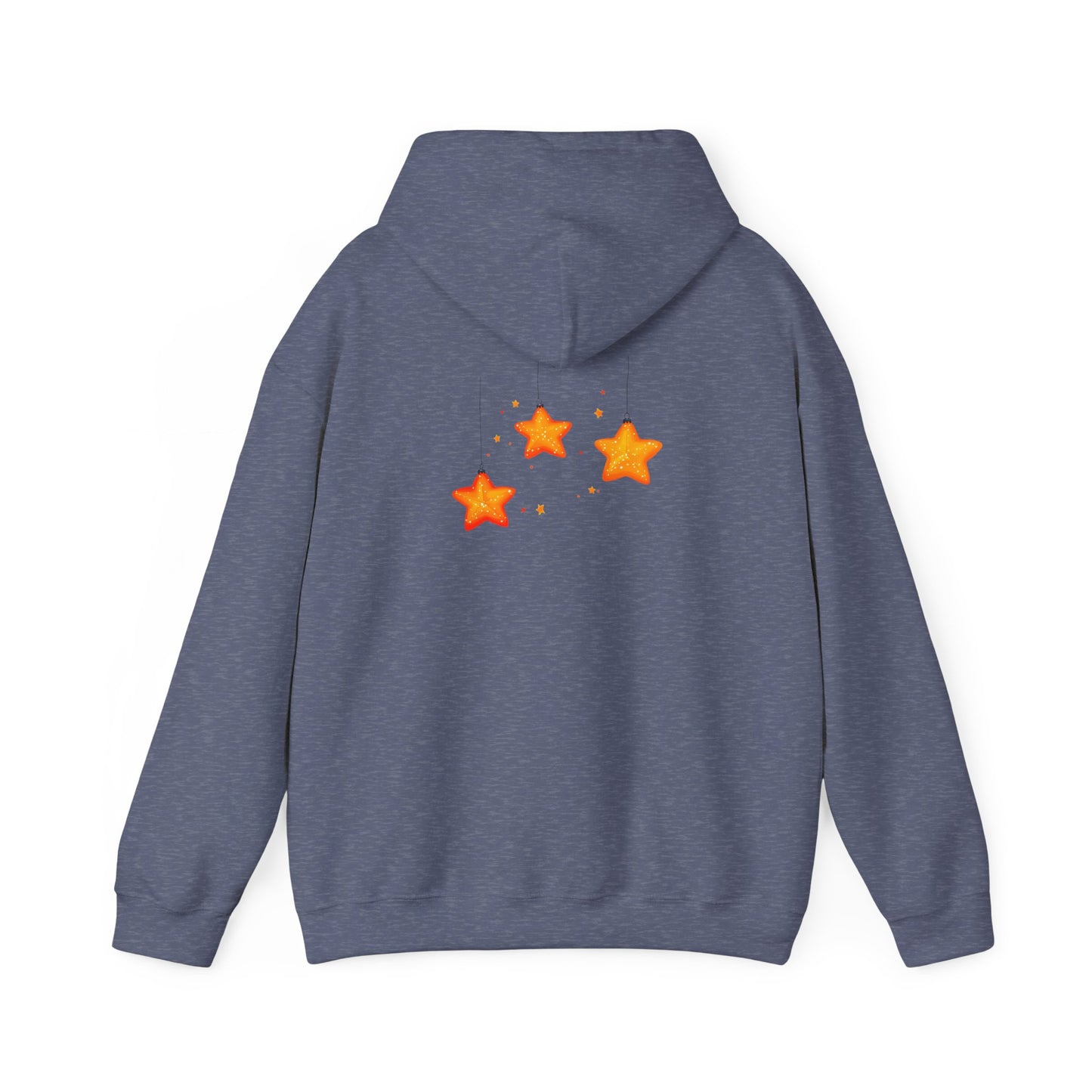 Cute Christmas Starry Ornaments Girl Unisex Heavy Blend™ Hooded Sweatshirt