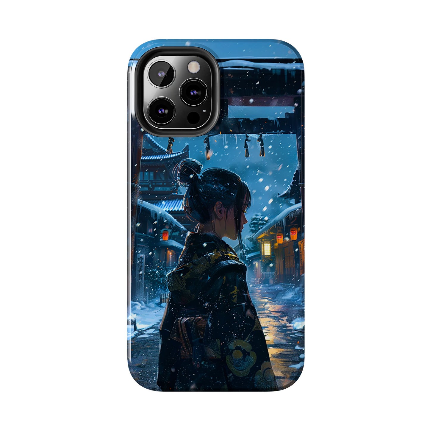 Snowy Japanese Village Tough Phone Case iPhone Android