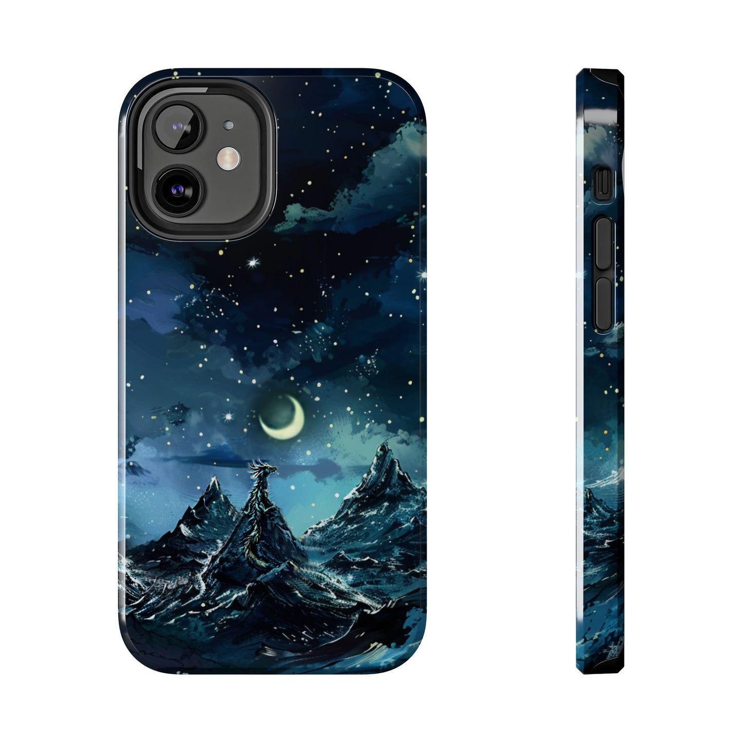 iPhone Android Fantasy Snowy Mountain Dragon Phone Case