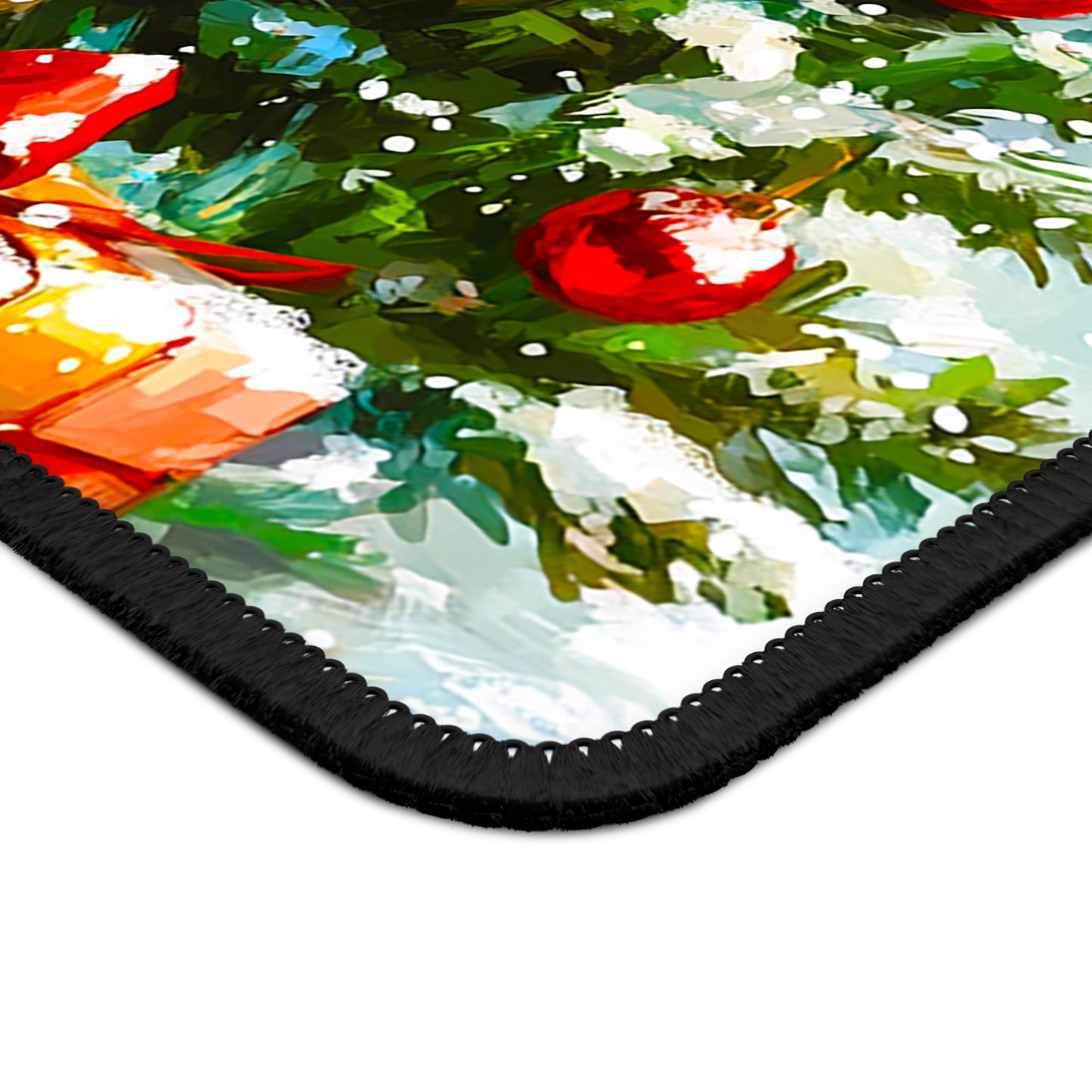 Christmas Morning Cat Gaming Mouse Pad