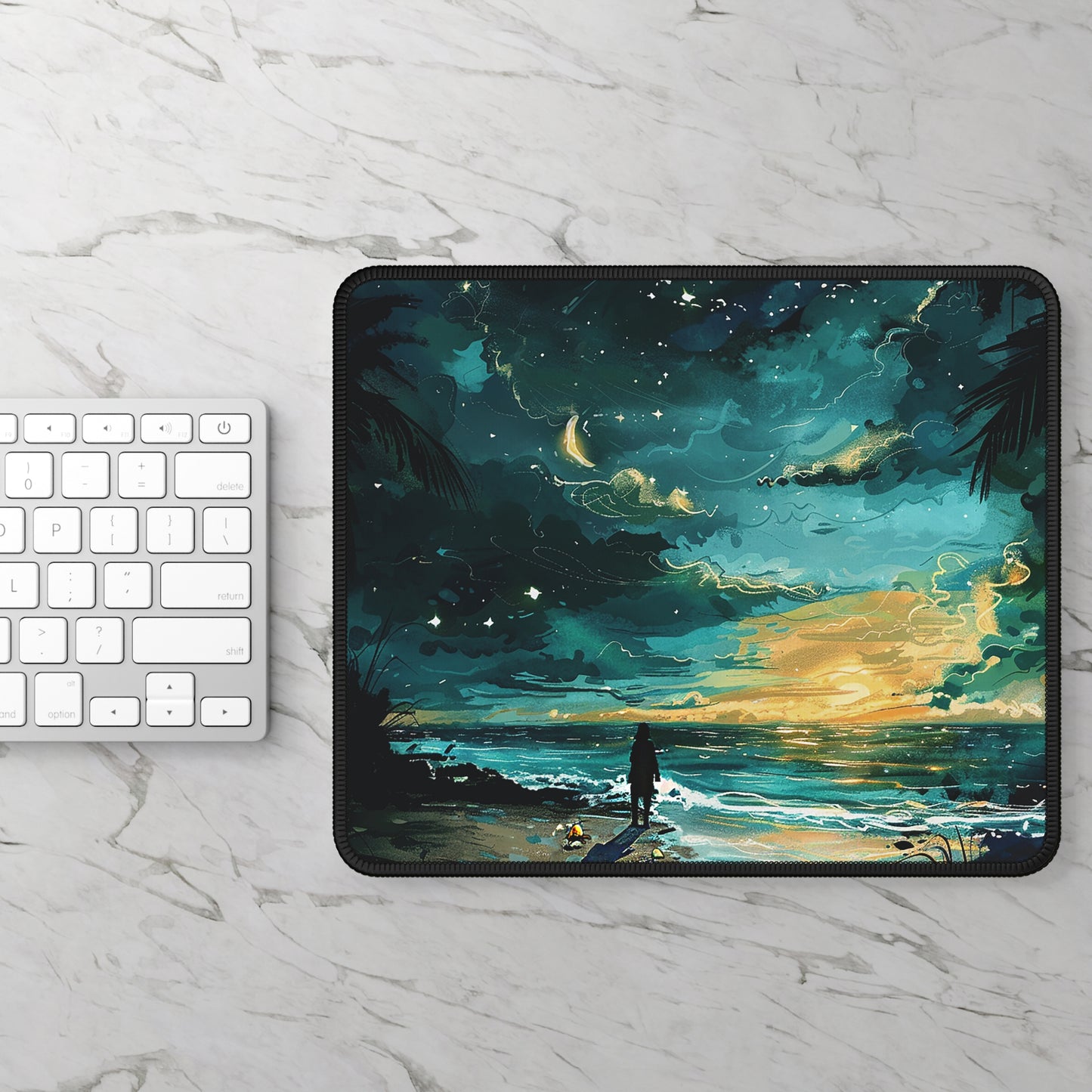 Faraway Warm Tropical Beach Gaming Mouse Pad