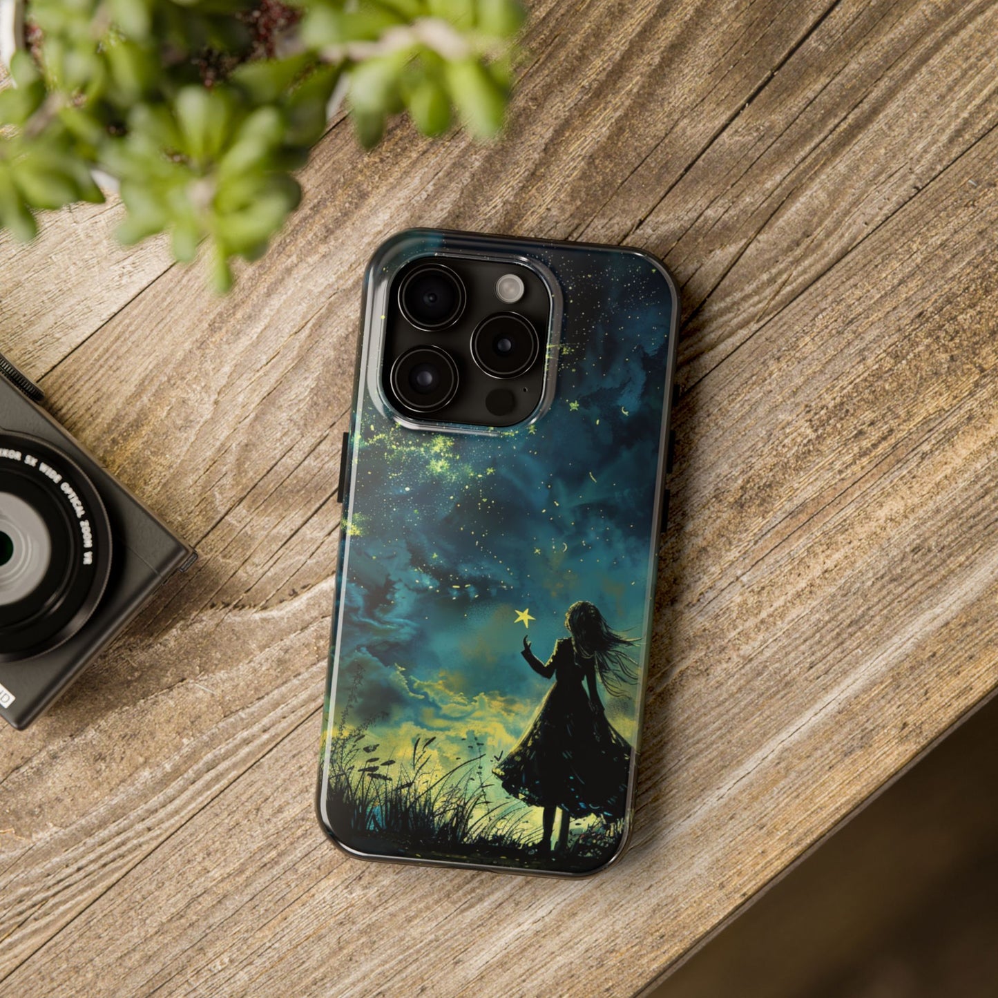 iPhone Android Wishing Star Girl Phone Case