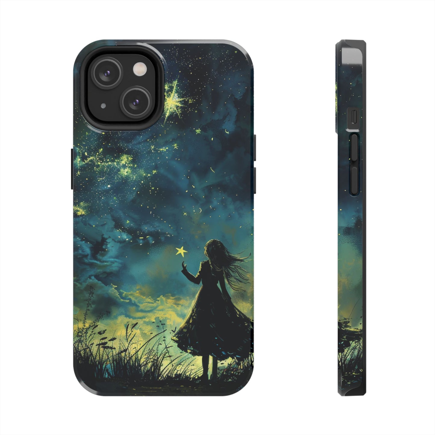 iPhone Android Wishing Star Girl Phone Case