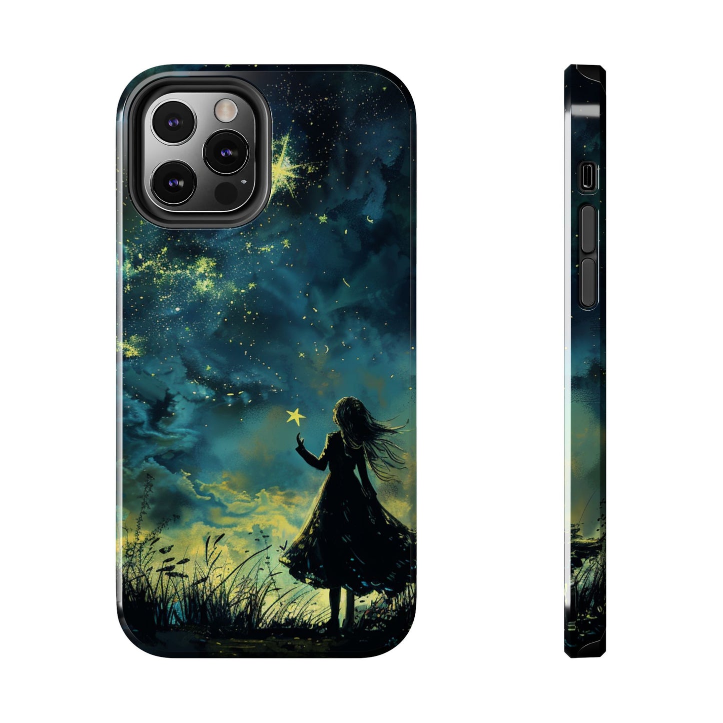 iPhone Android Wishing Star Girl Phone Case