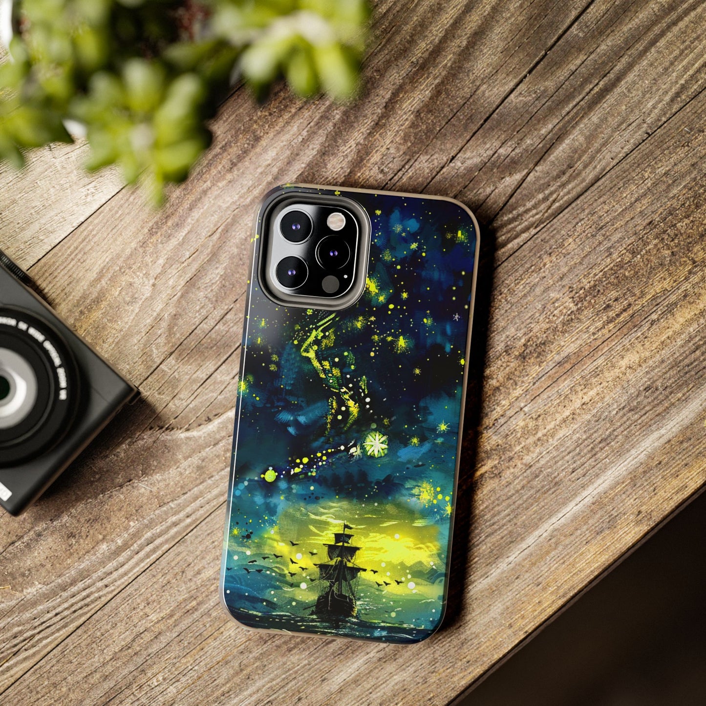 iPhone Android Starry Sky Lost Pirate Ship Phone Case