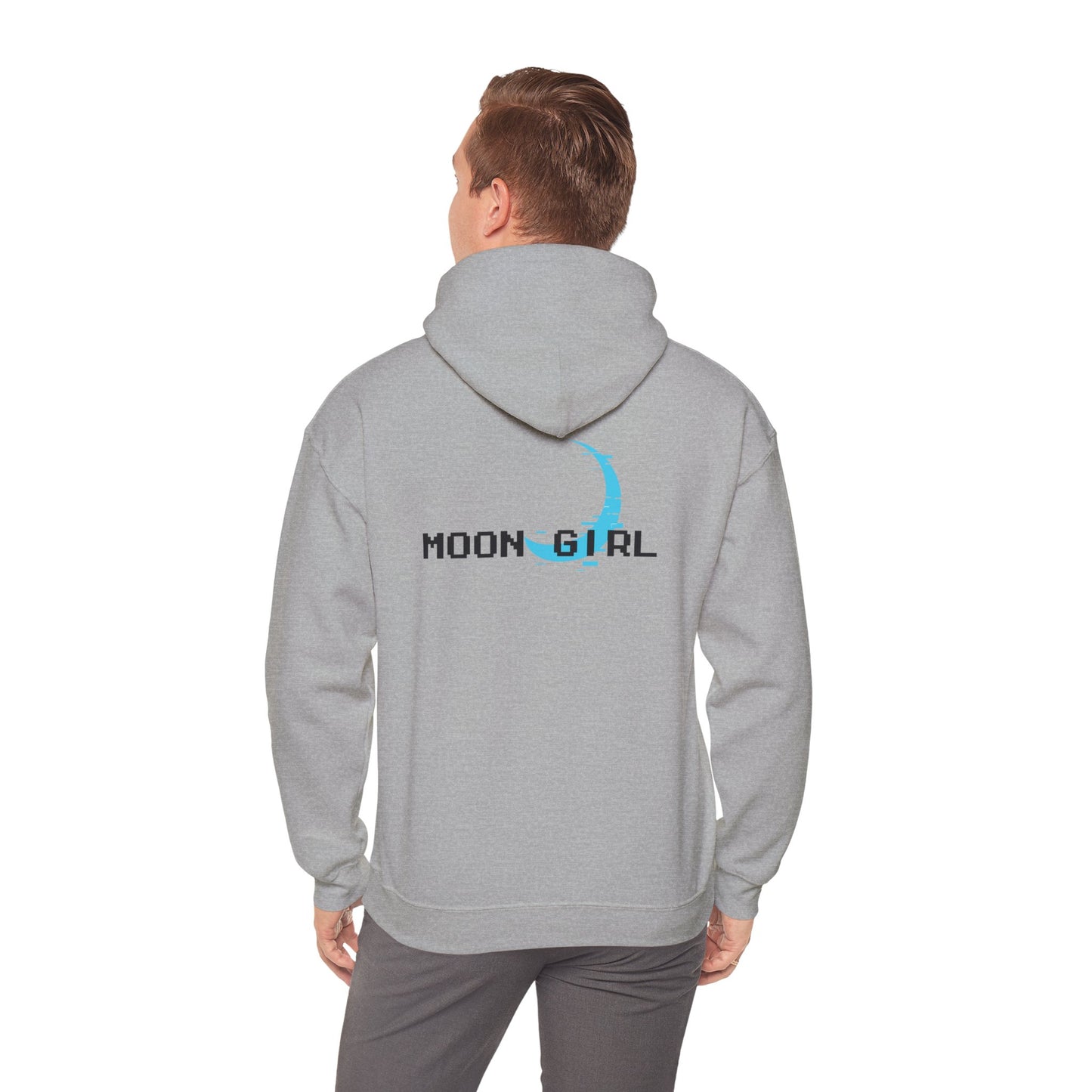 Fantasy Moon Girl Torchbearer Unisex Heavy Blend™ Hooded Sweatshirt