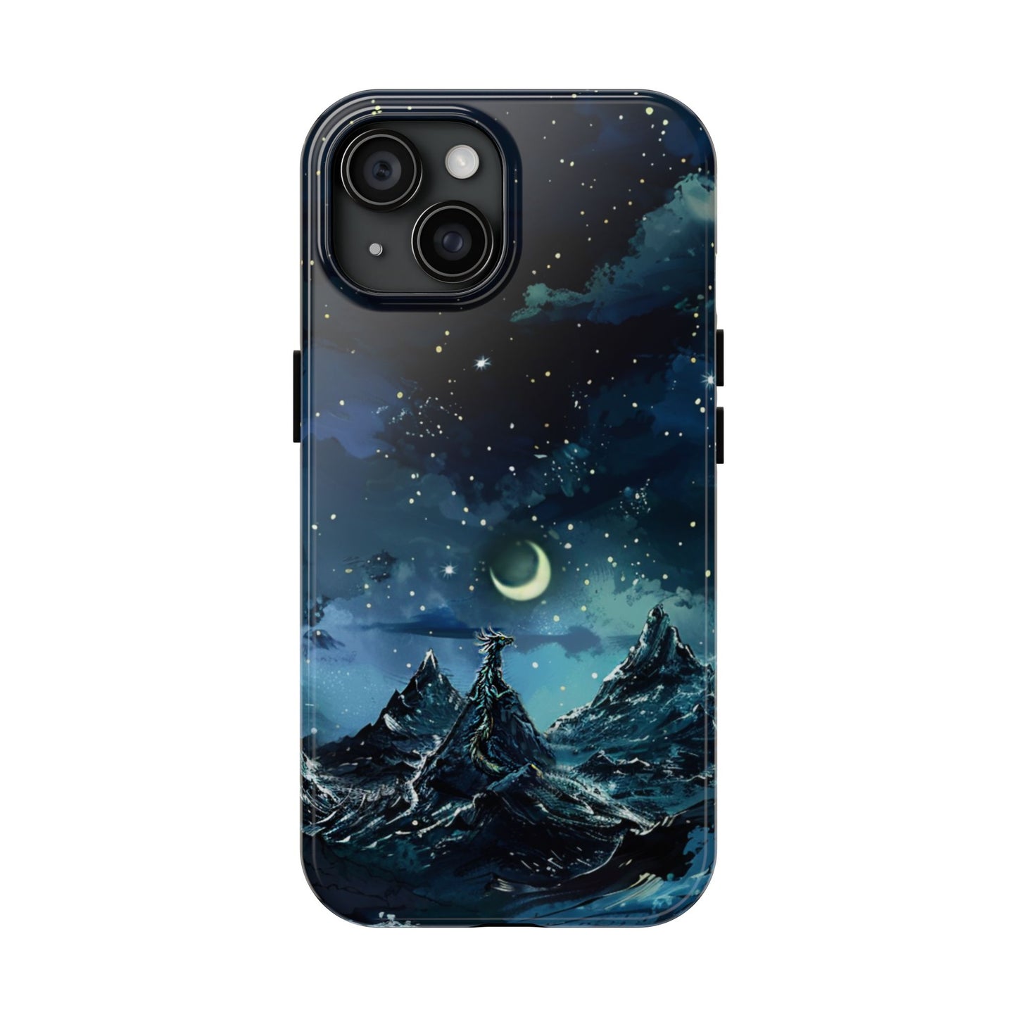 iPhone Android Fantasy Snowy Mountain Dragon Phone Case