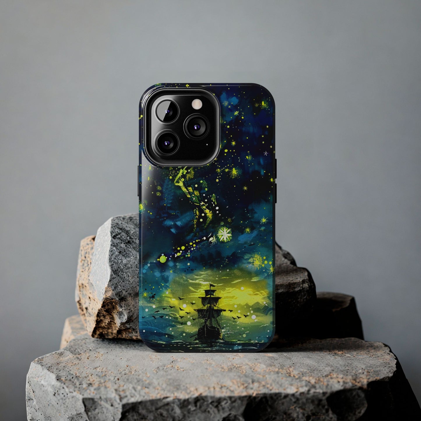 iPhone Android Starry Sky Lost Pirate Ship Phone Case