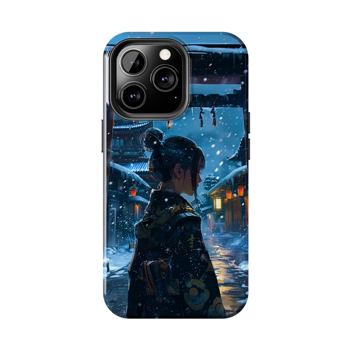 Snowy Japanese Village Tough Phone Case iPhone Android