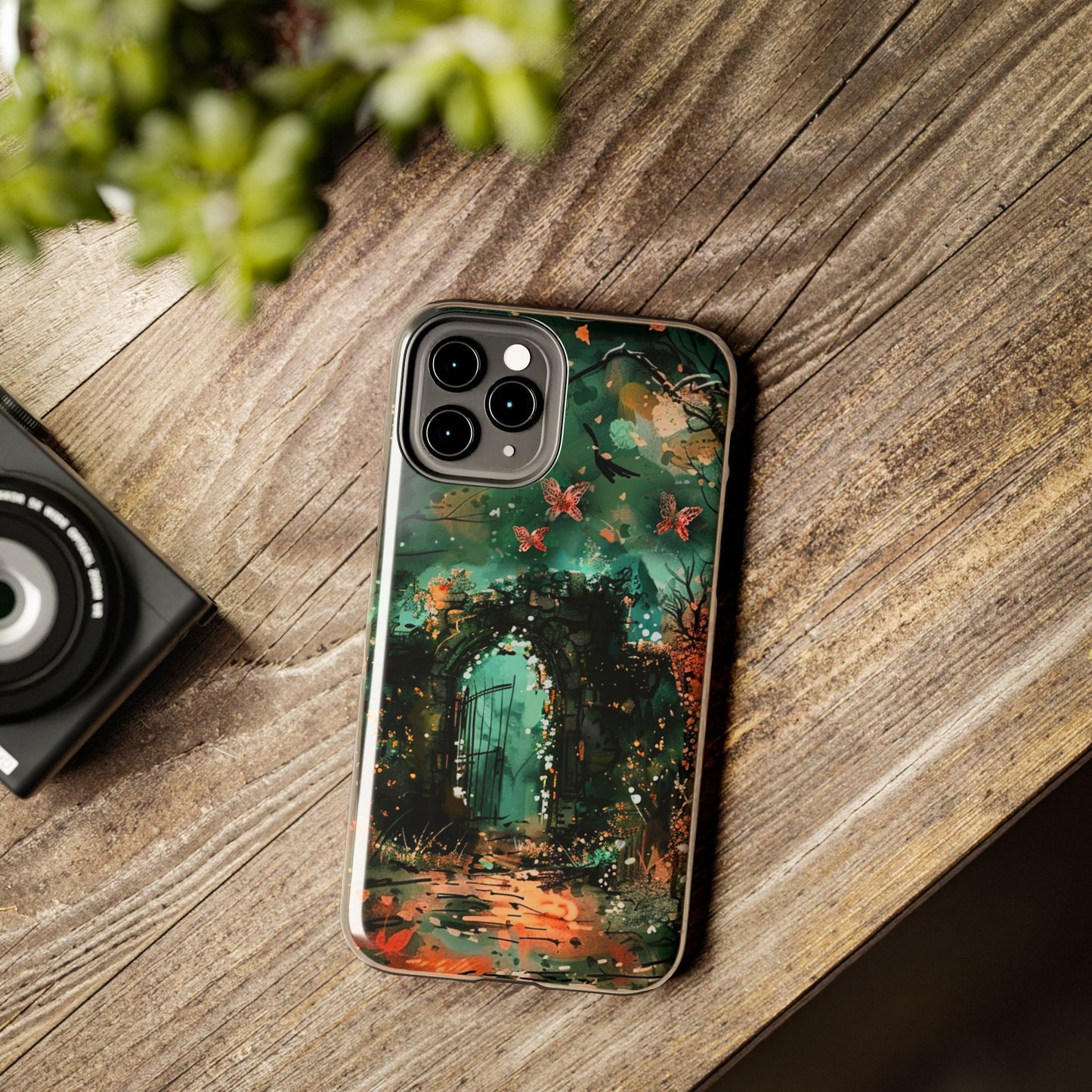 iPhone Android Lonely Ancient Fantasy Gate Phone Case