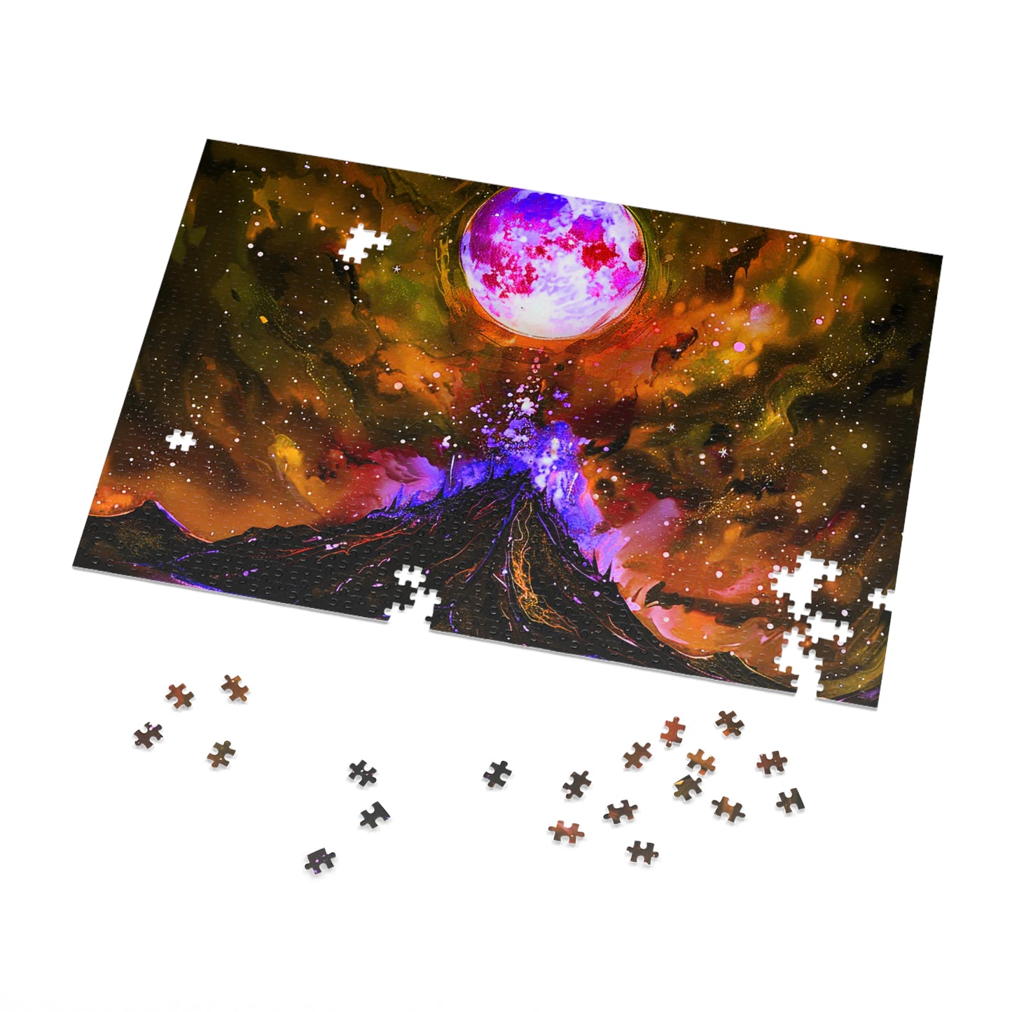 The Mystical Volcano Jigsaw Puzzle (30, 110, 252, 500,1000-Piece)