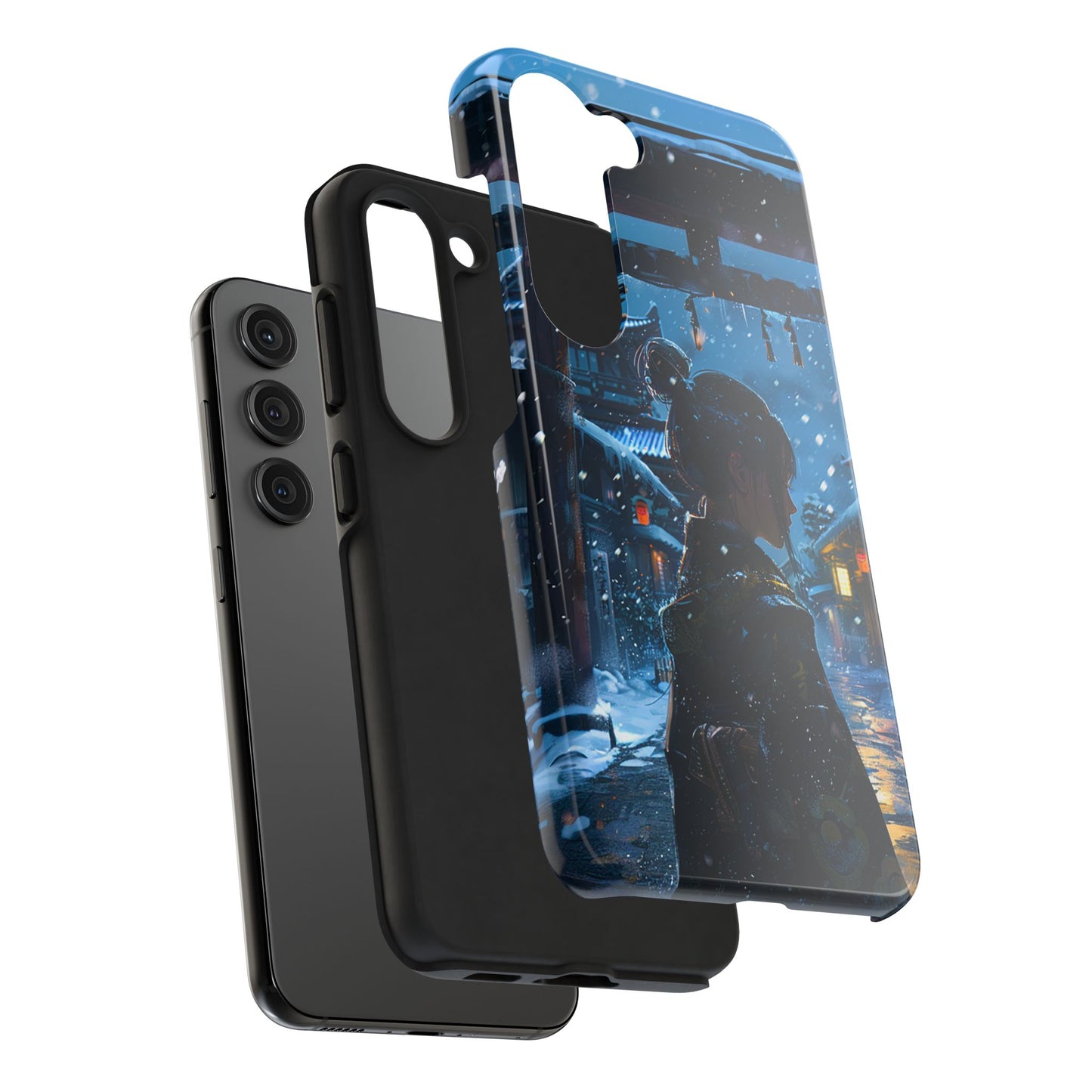 Snowy Japanese Village Tough Phone Case iPhone Android