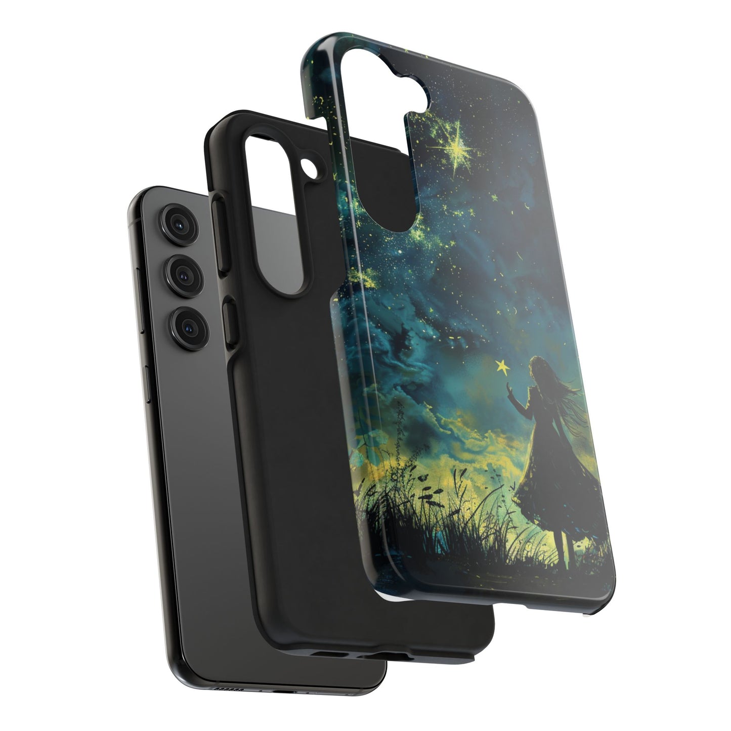 iPhone Android Wishing Star Girl Phone Case