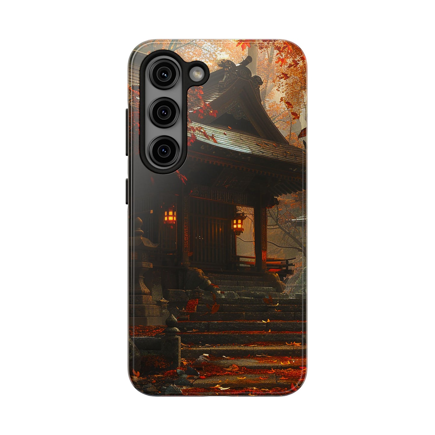 Japanese Autumn Shinto Shrine Tough Phone Case
