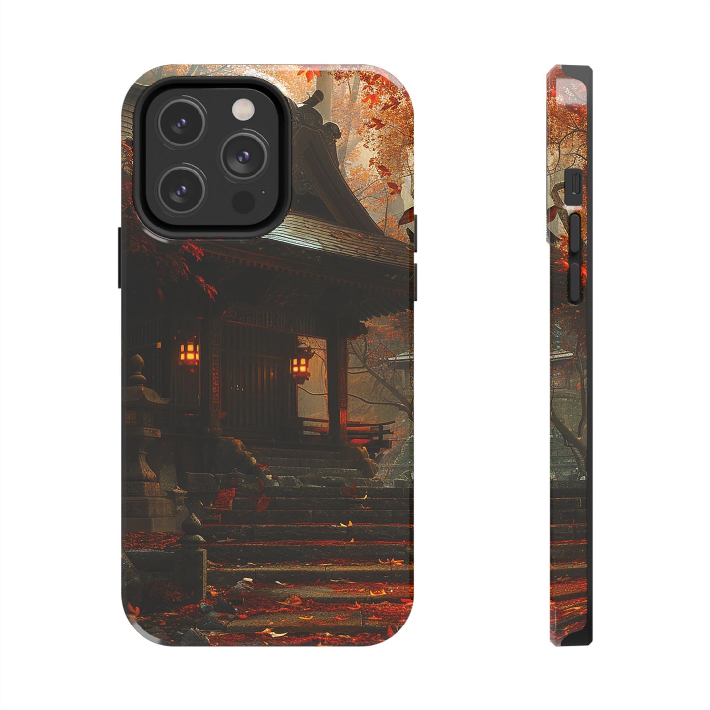 Japanese Autumn Shinto Shrine Tough Phone Case