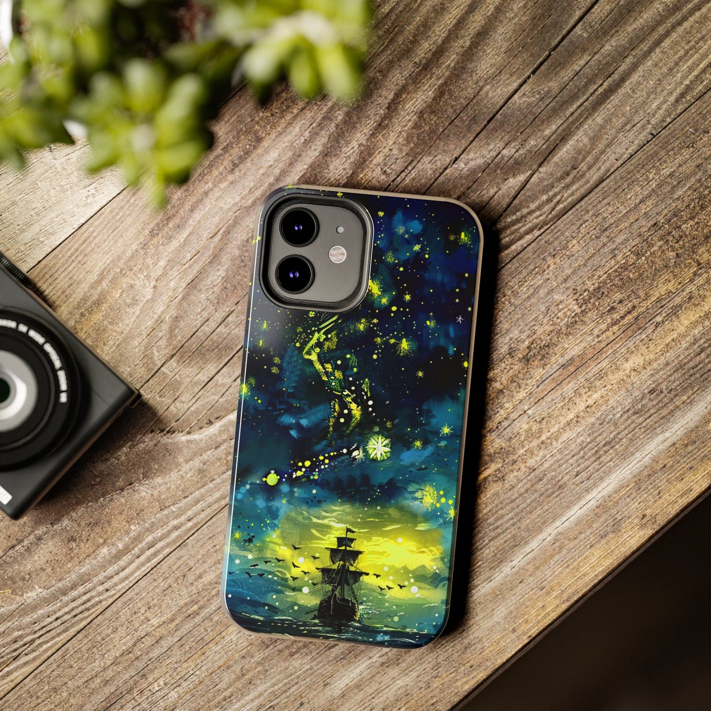 iPhone Android Starry Sky Lost Pirate Ship Phone Case