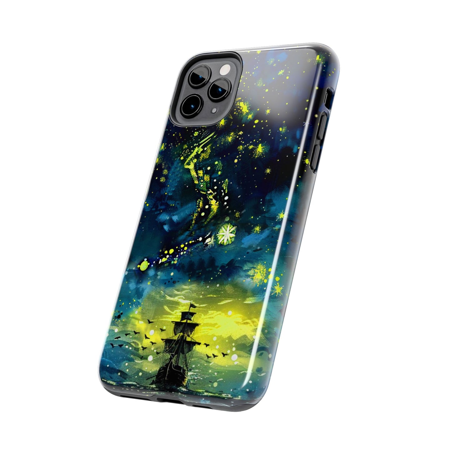 iPhone Android Starry Sky Lost Pirate Ship Phone Case