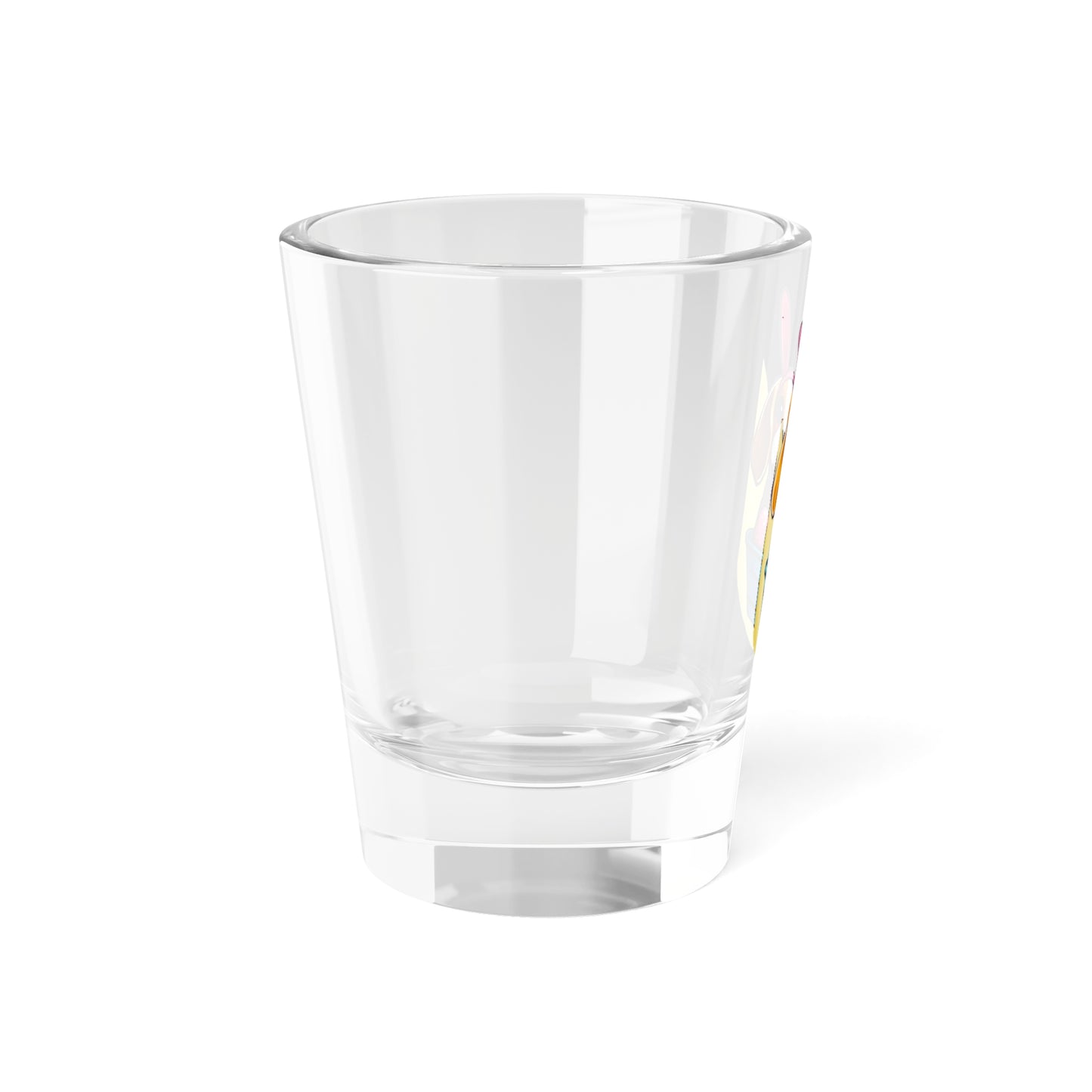 Adorable Bunny Ear Beagle Shot Glass, 1.5oz - Cute Easter Basket Spring Design