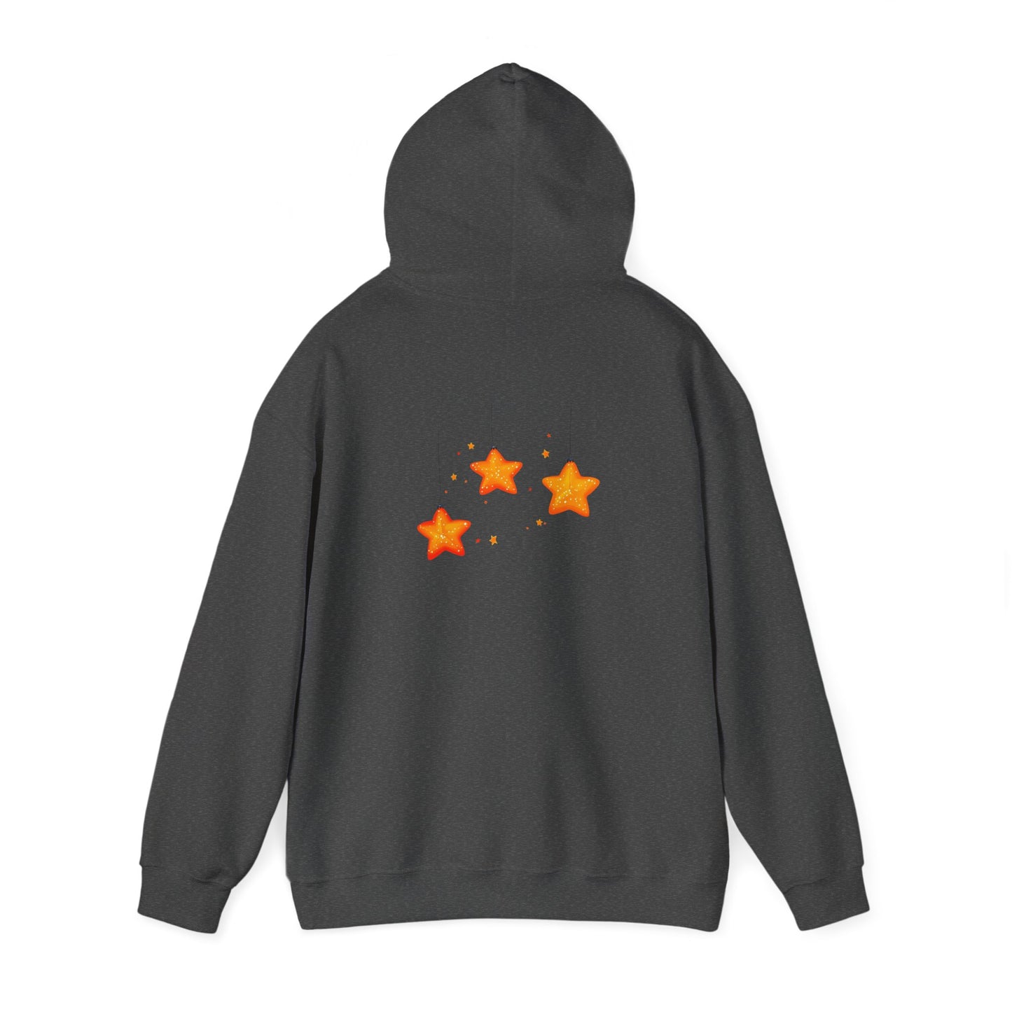 Cute Christmas Starry Ornaments Girl Unisex Heavy Blend™ Hooded Sweatshirt