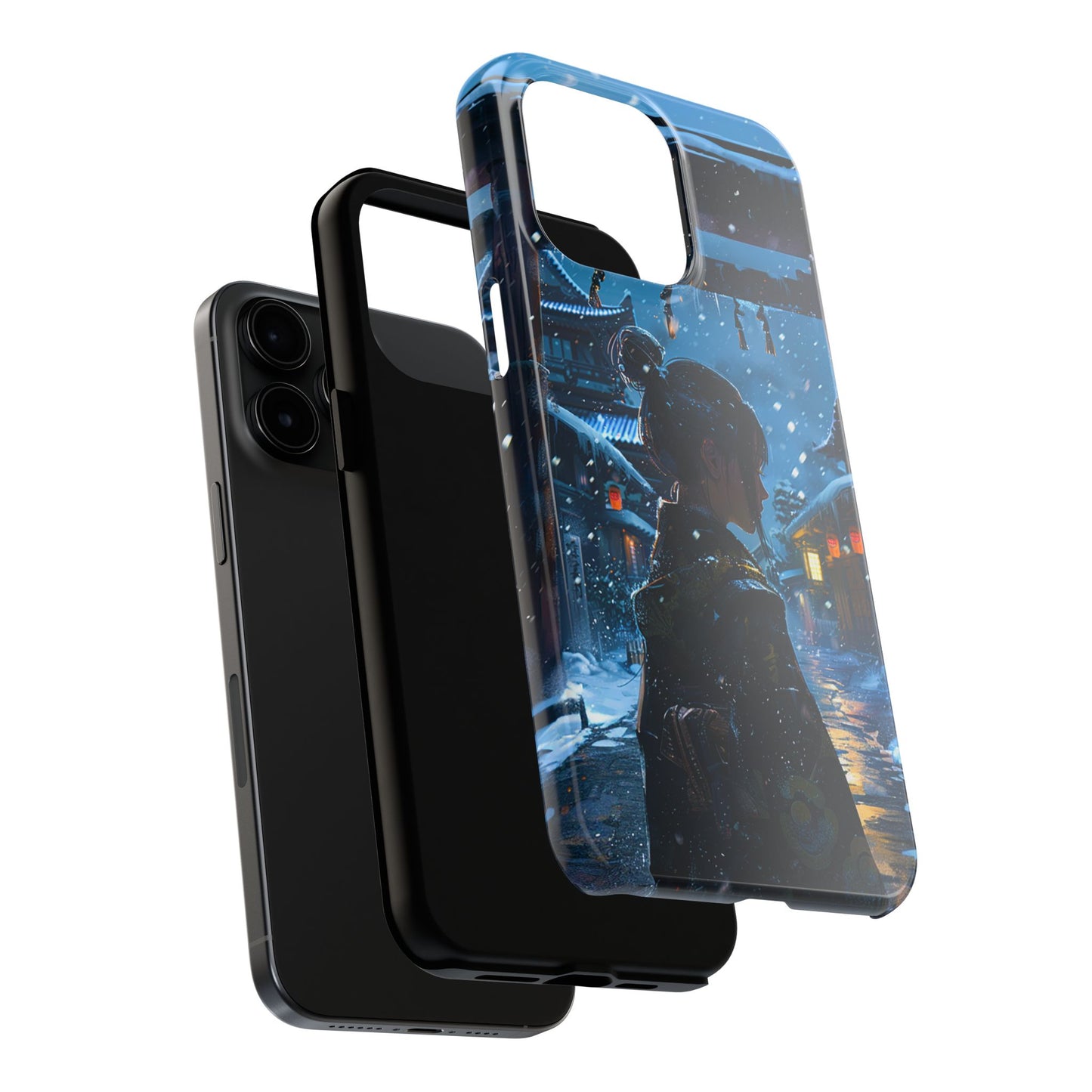 Snowy Japanese Village Tough Phone Case iPhone Android