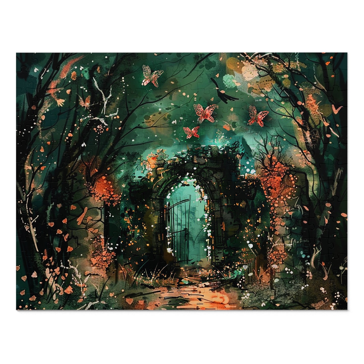 Lonely Ancient Fantasy Gate Jigsaw Puzzle (30, 110, 252, 500,1000-Piece)