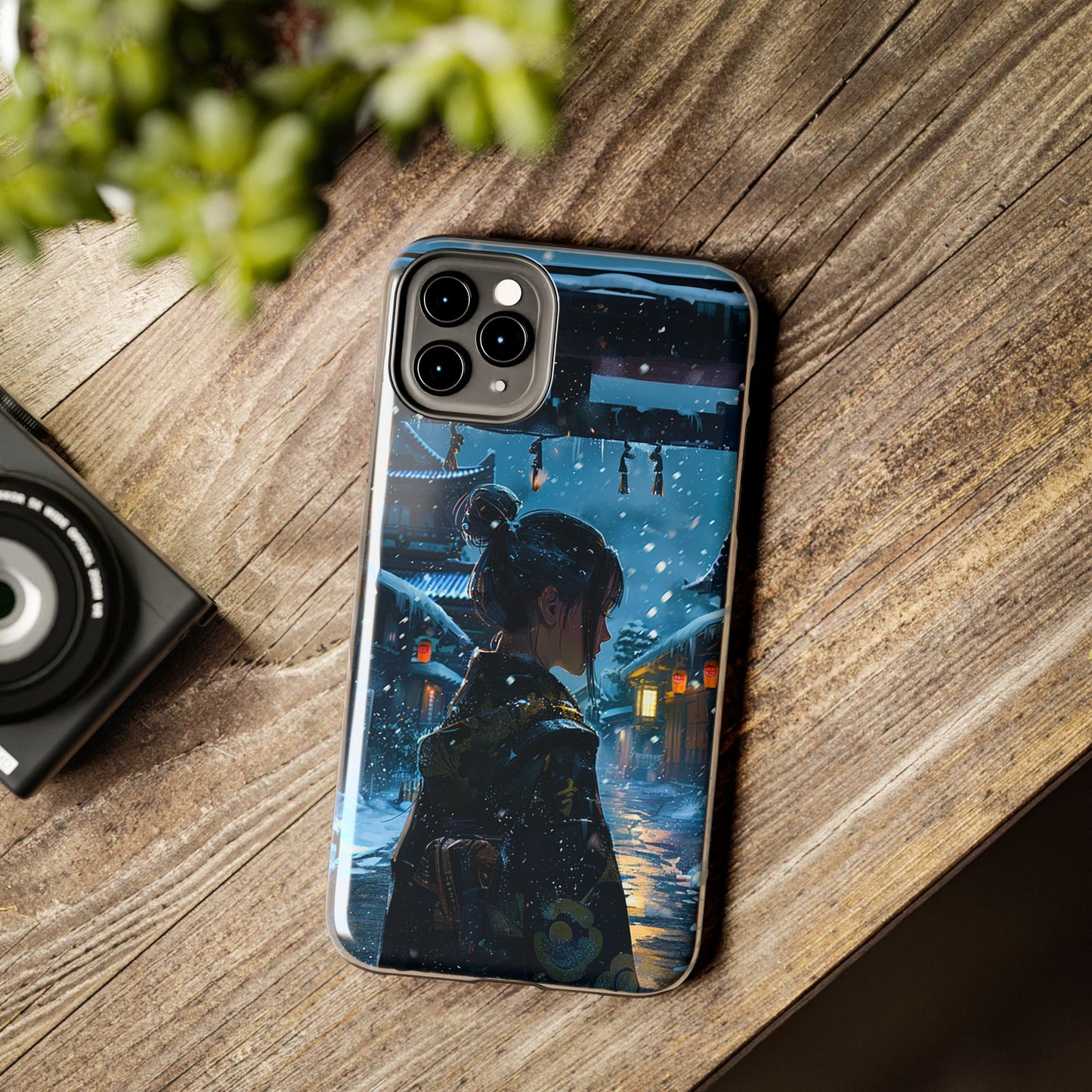 Snowy Japanese Village Tough Phone Case iPhone Android