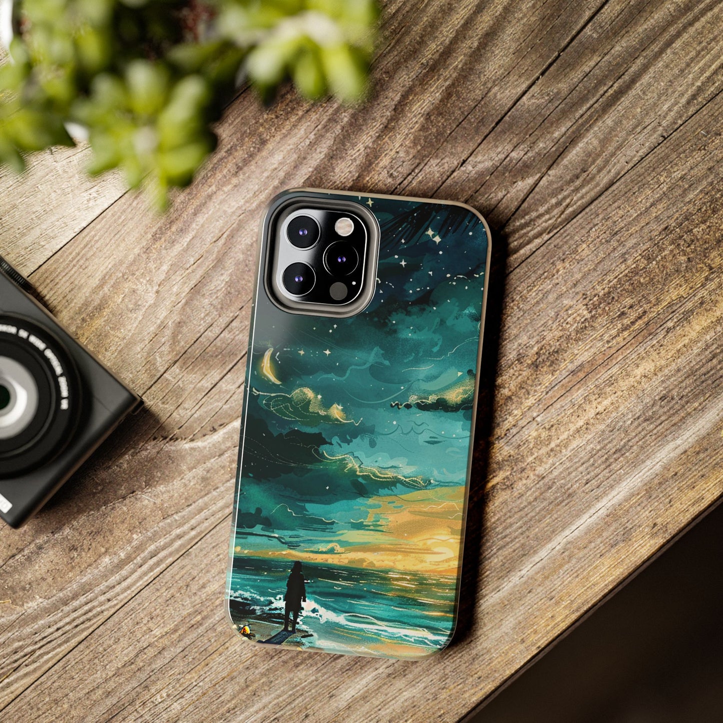 iPhone Android Faraway Warm Tropical Beach Phone Case