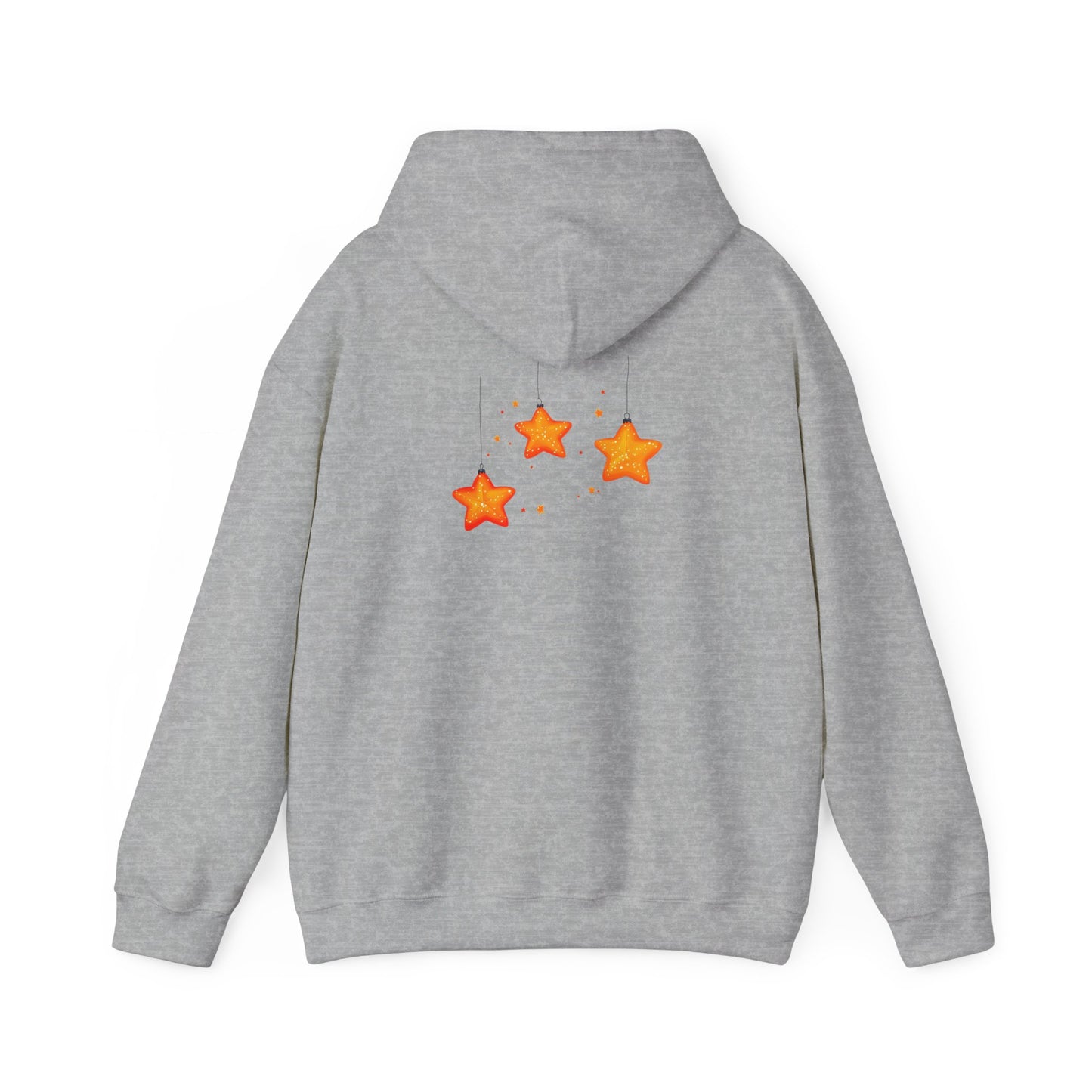 Cute Christmas Starry Ornaments Girl Unisex Heavy Blend™ Hooded Sweatshirt