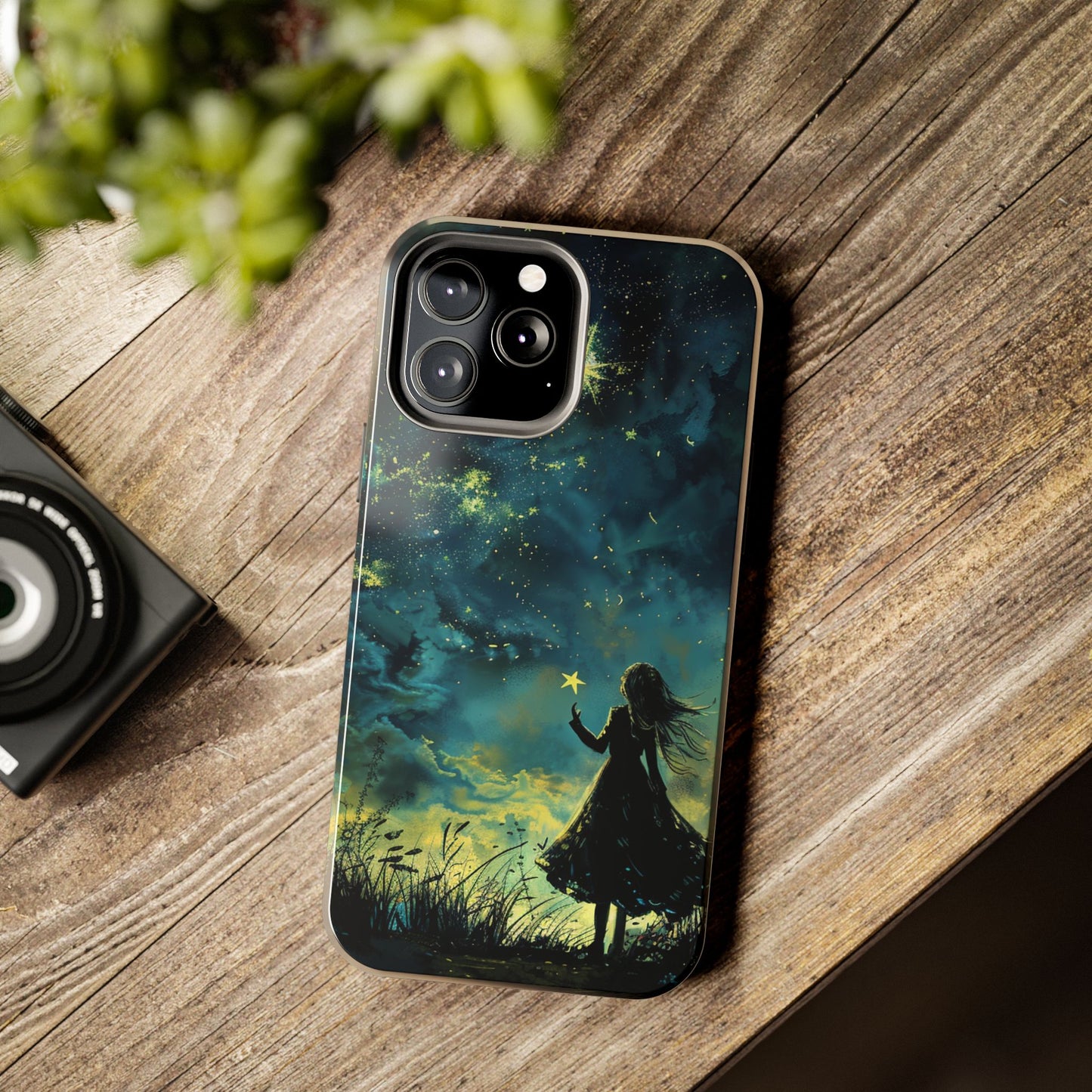 iPhone Android Wishing Star Girl Phone Case
