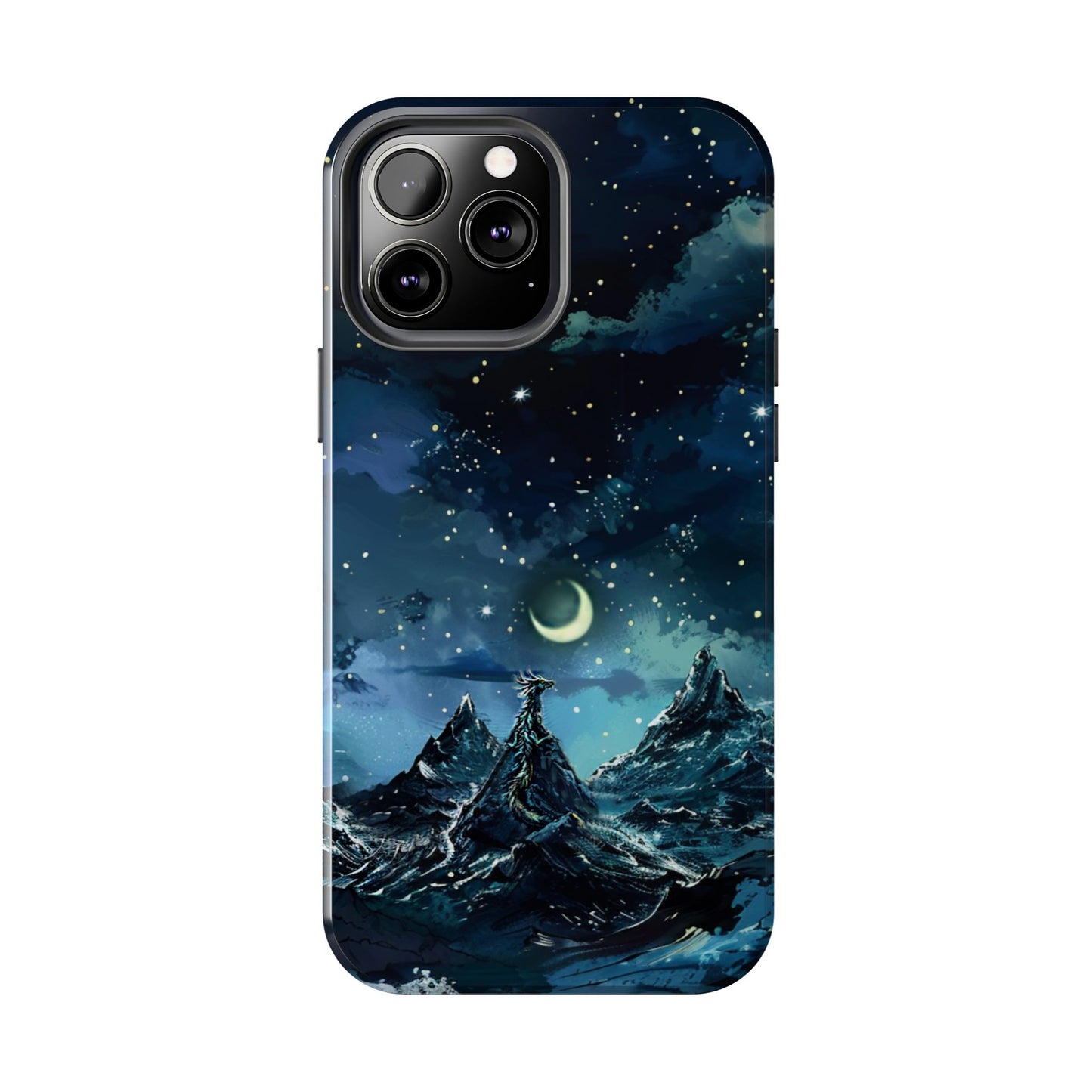 iPhone Android Fantasy Snowy Mountain Dragon Phone Case