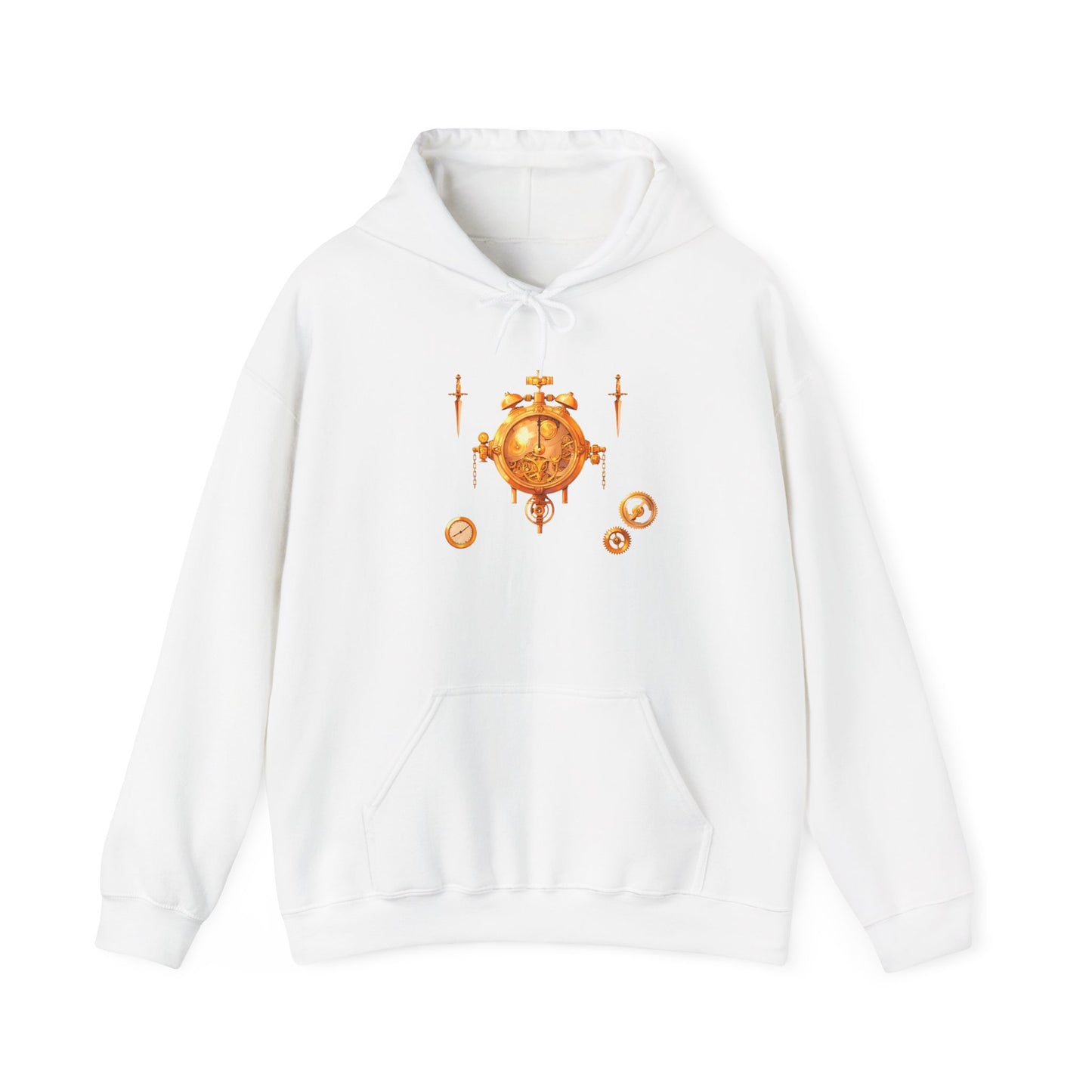 Steampunk Clocks and Gears Unisex Heavy Blend™ Hooded Sweatshirt