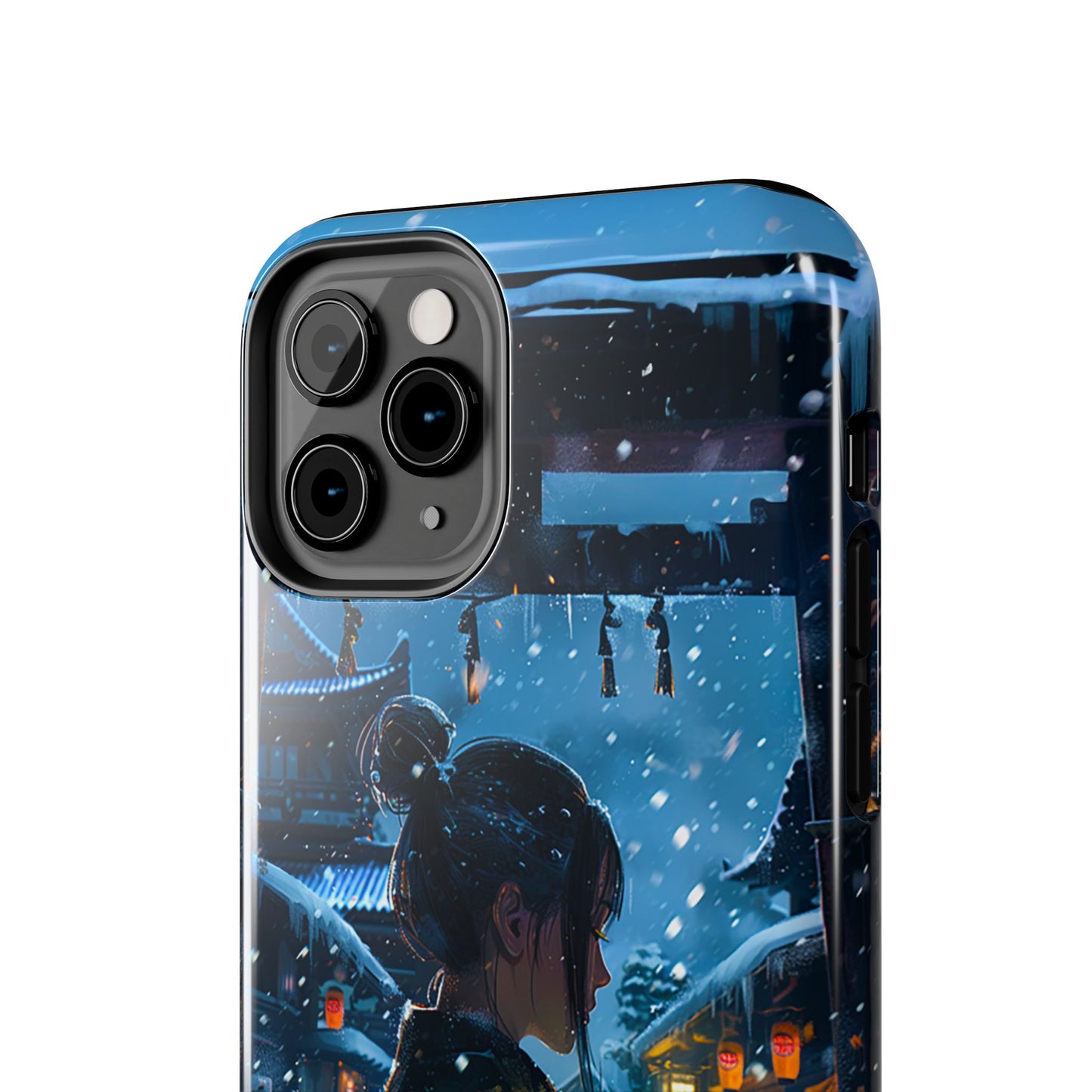 Snowy Japanese Village Tough Phone Case iPhone Android