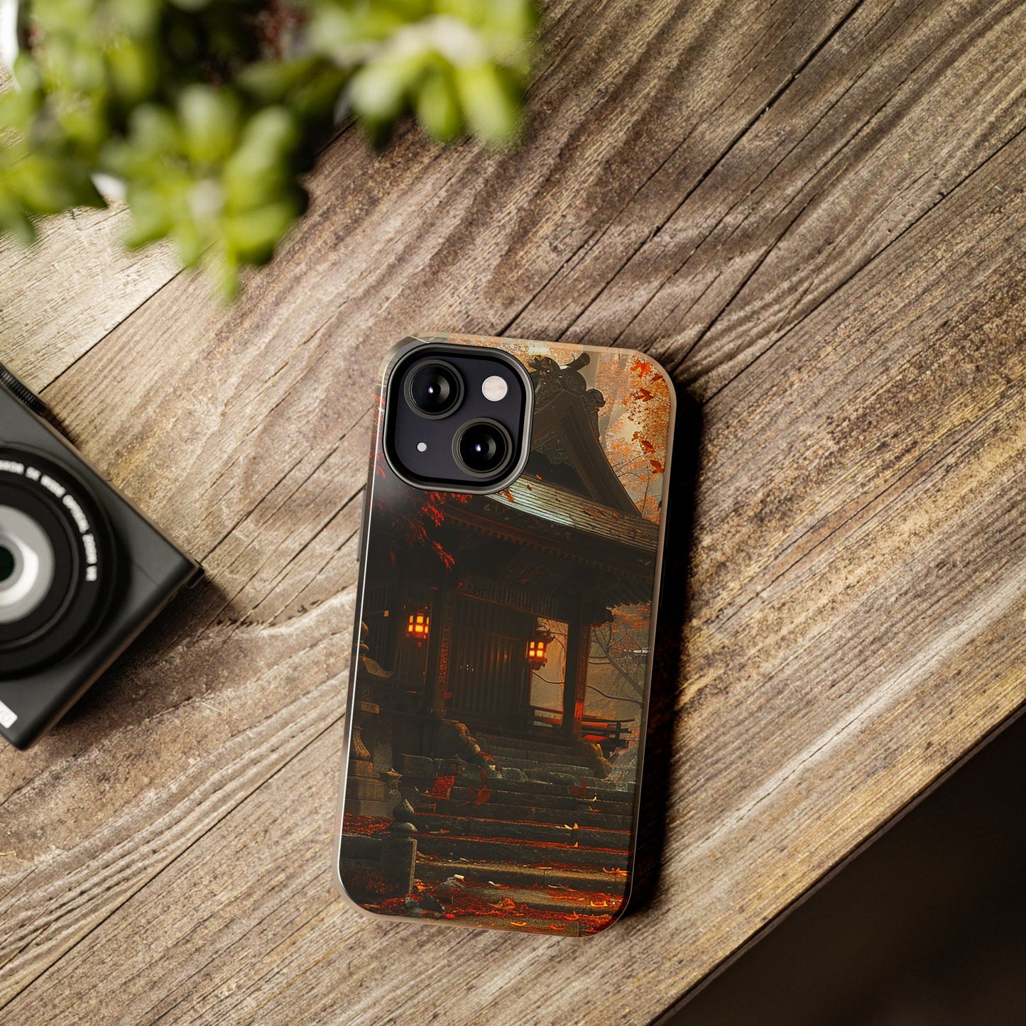 Japanese Autumn Shinto Shrine Tough Phone Case