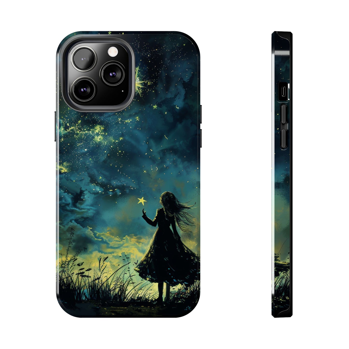 iPhone Android Wishing Star Girl Phone Case