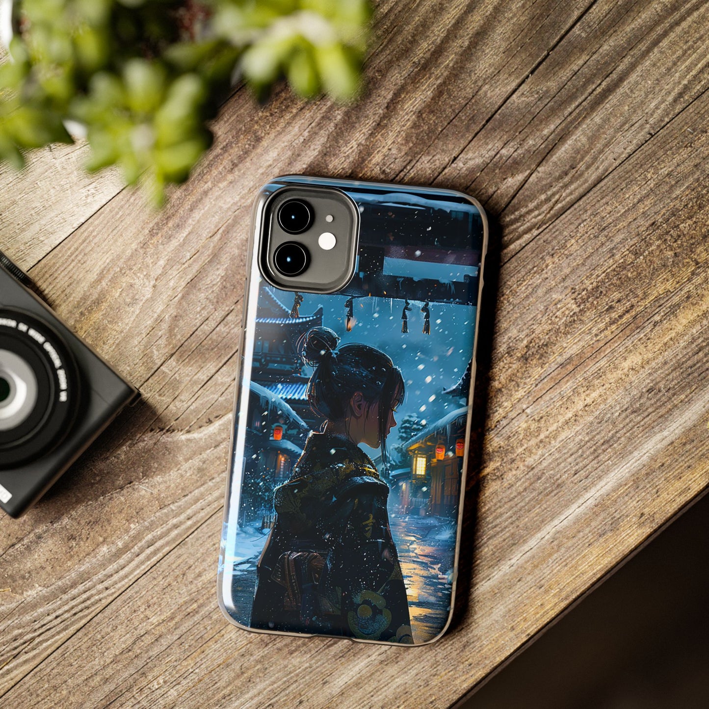 Snowy Japanese Village Tough Phone Case iPhone Android