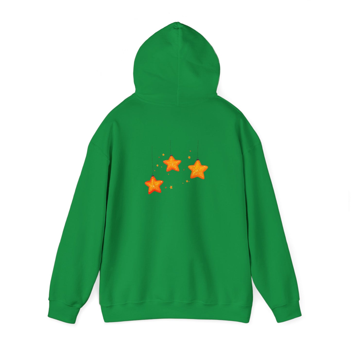 Cute Christmas Starry Ornaments Girl Unisex Heavy Blend™ Hooded Sweatshirt
