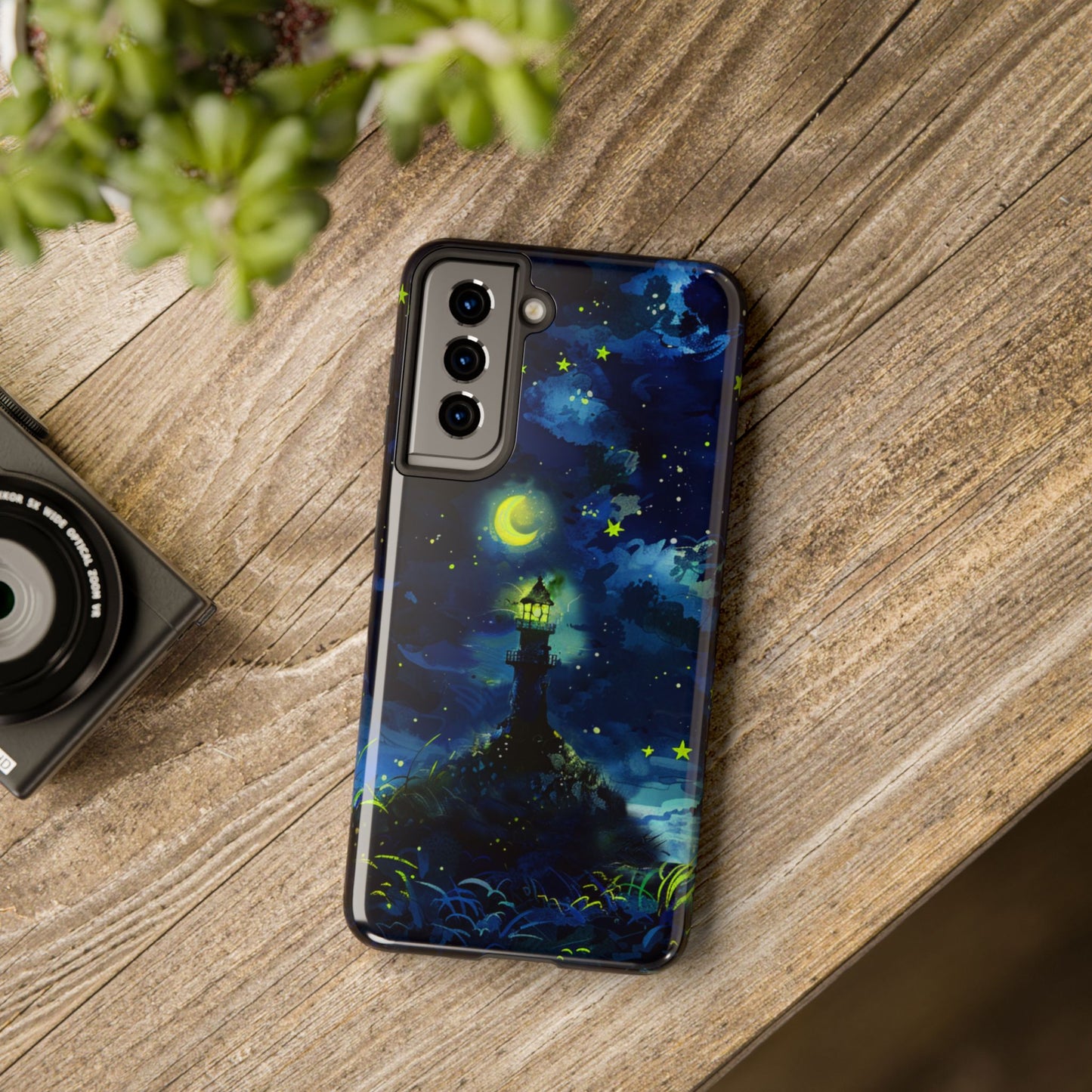 iPhone Android Moonlight Lighthouse Phone Case